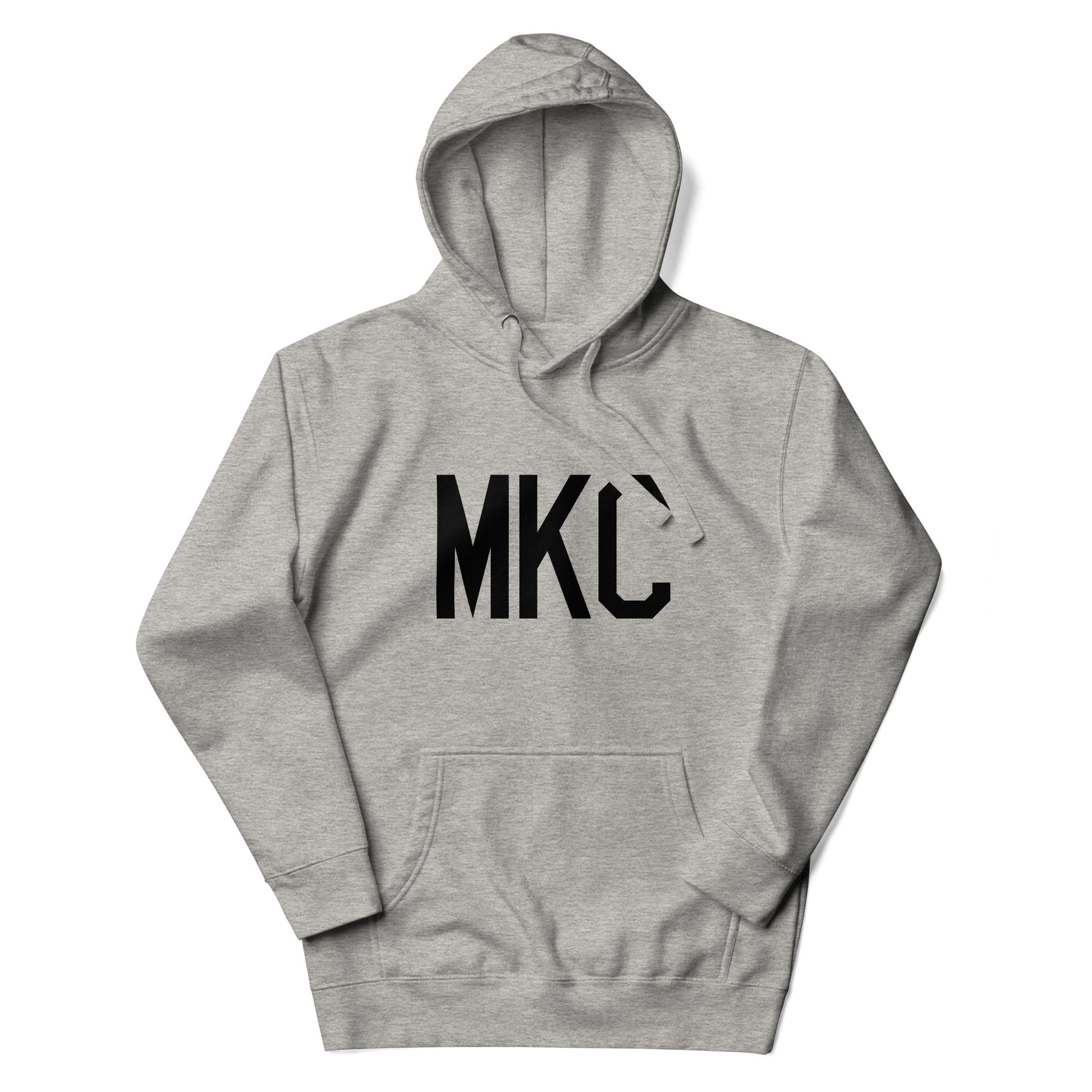 Premium Hoodie - Black Graphic • MKC Kansas City • YHM Designs - Image 04