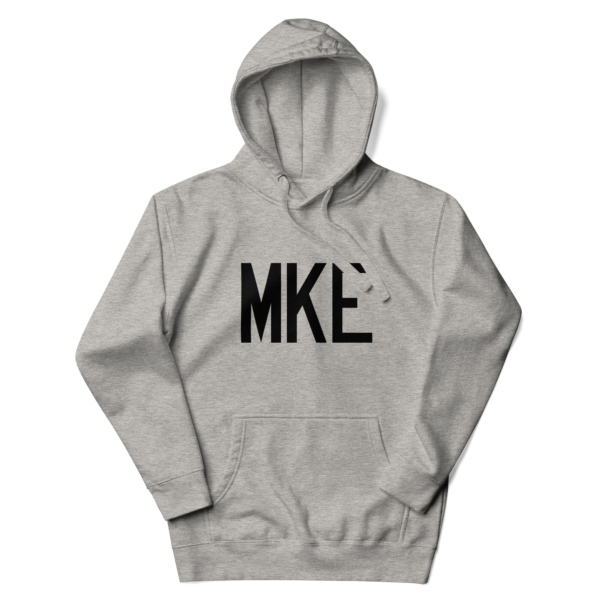 Premium Hoodie - Black Graphic • MKE Milwaukee • YHM Designs - Image 04