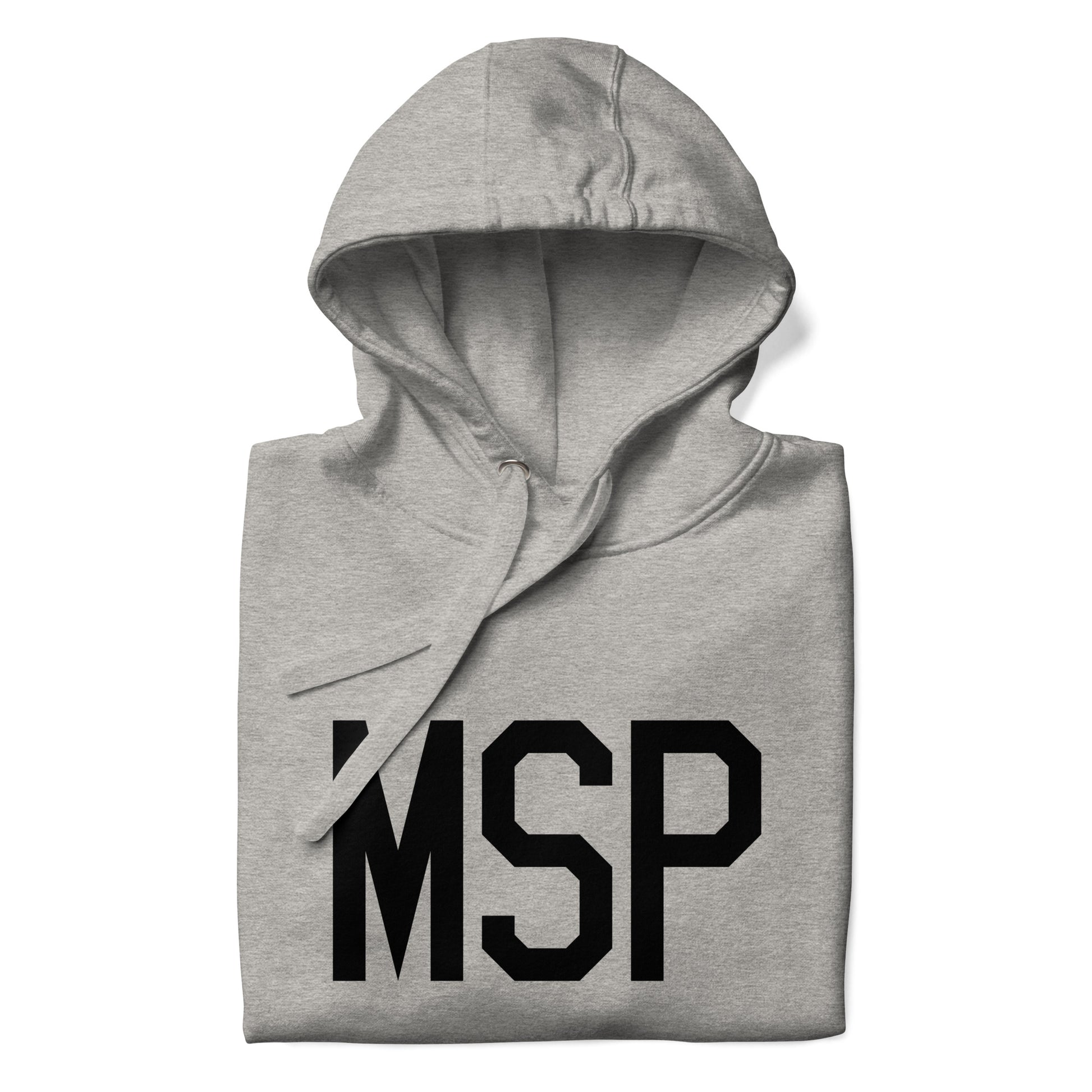 Premium Hoodie - Black Graphic • MSP Minneapolis-St. Paul • YHM Designs - Image 03