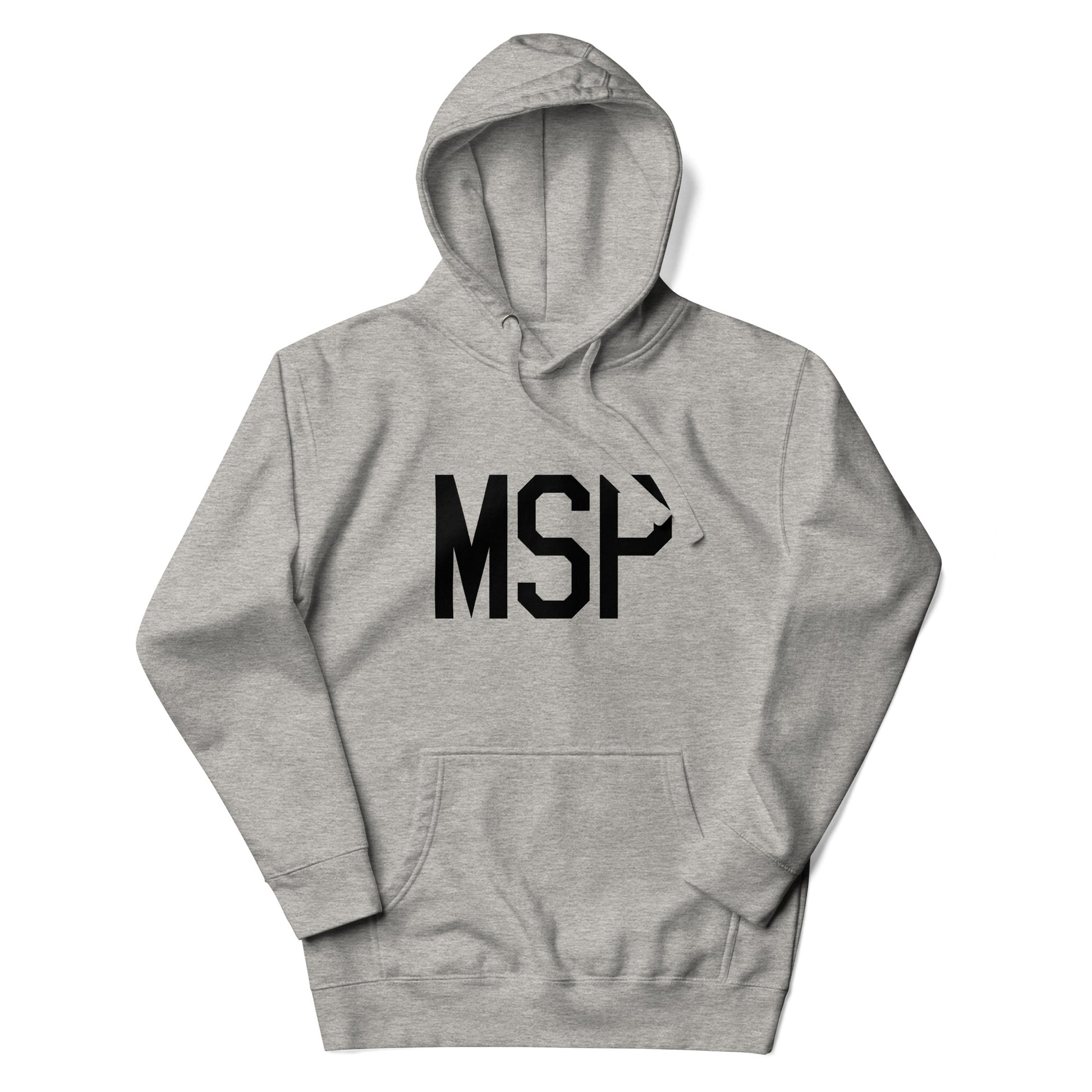 Premium Hoodie - Black Graphic • MSP Minneapolis-St. Paul • YHM Designs - Image 04