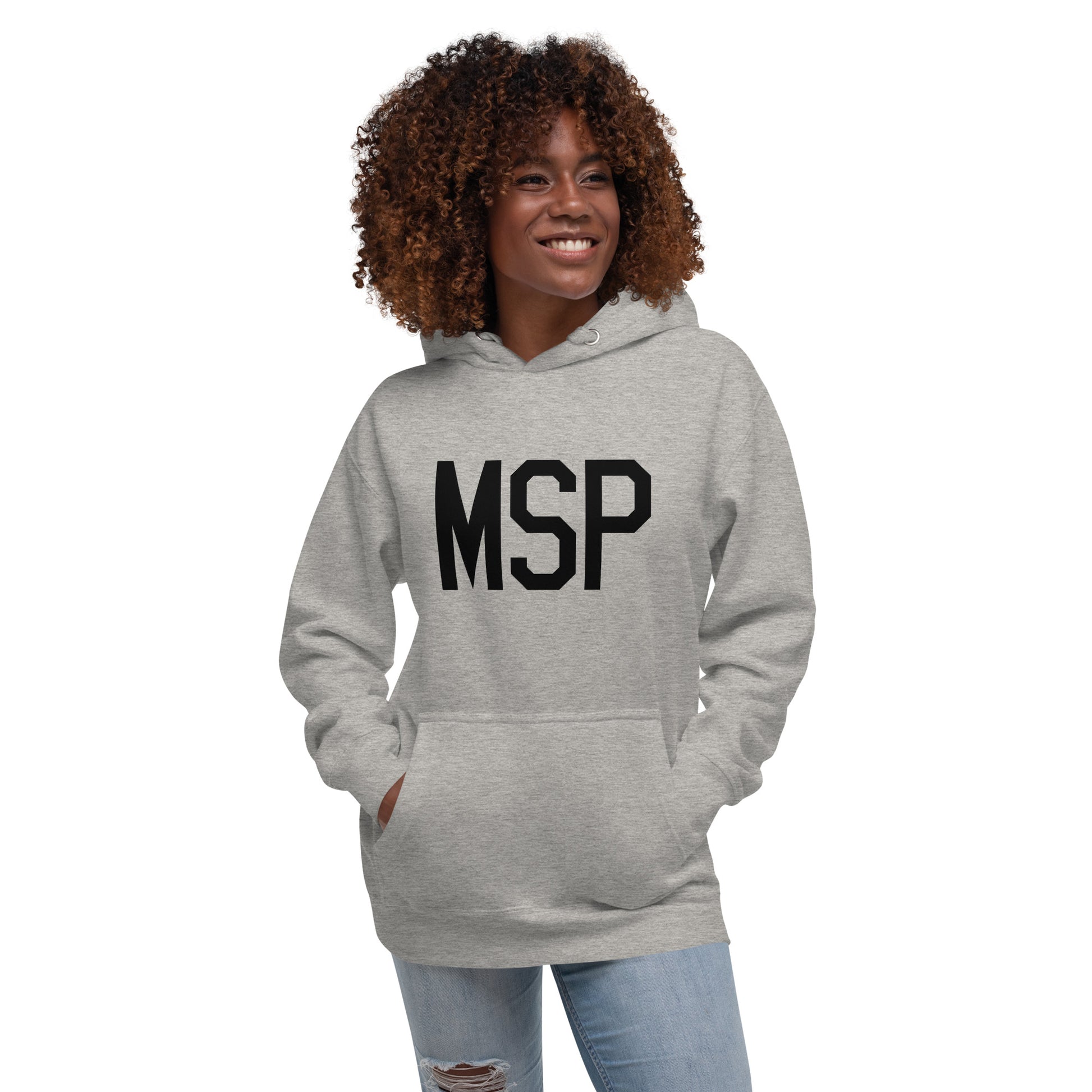 Premium Hoodie - Black Graphic • MSP Minneapolis-St. Paul • YHM Designs - Image 05