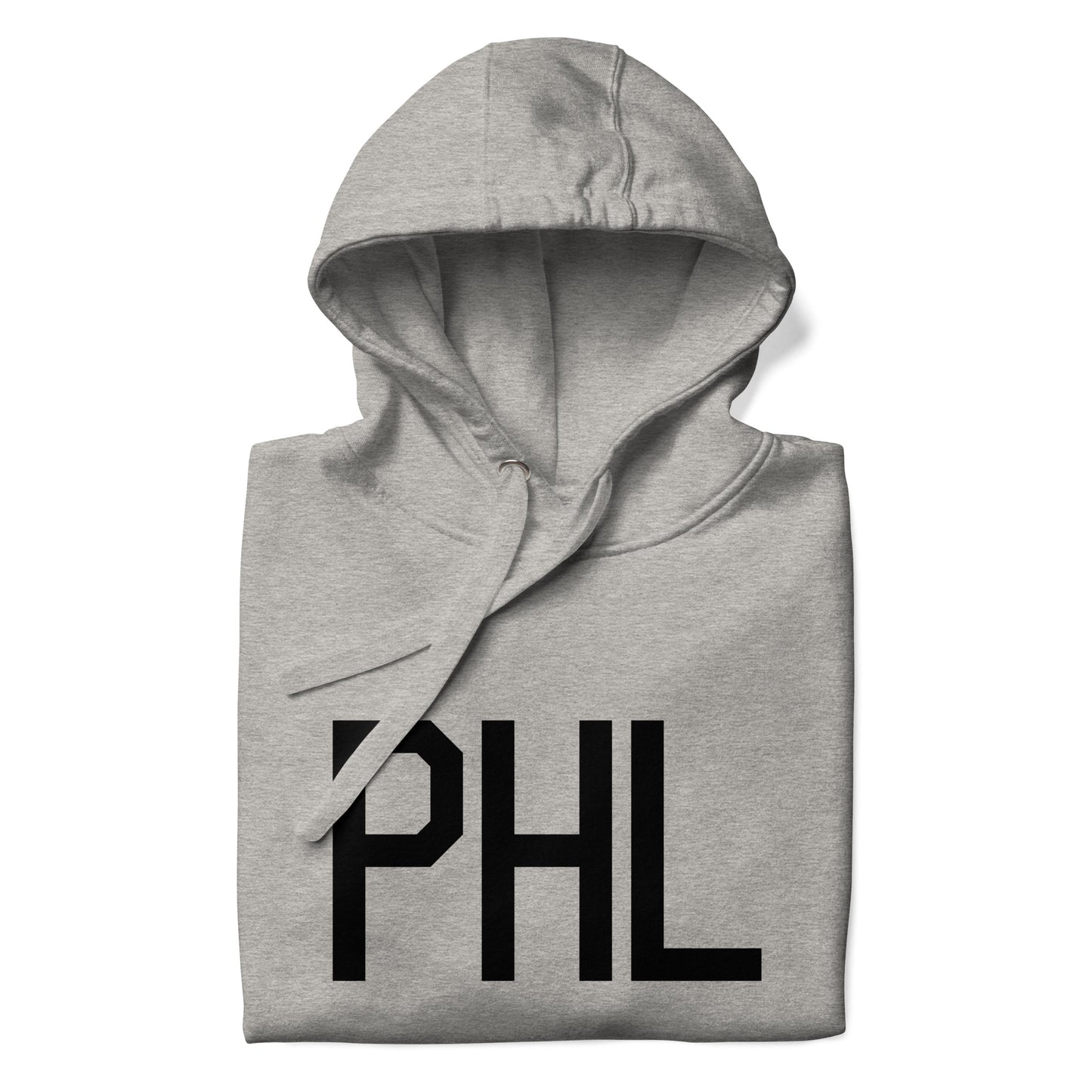 Premium Hoodie - Black Graphic • PHL Philadelphia • YHM Designs - Image 03