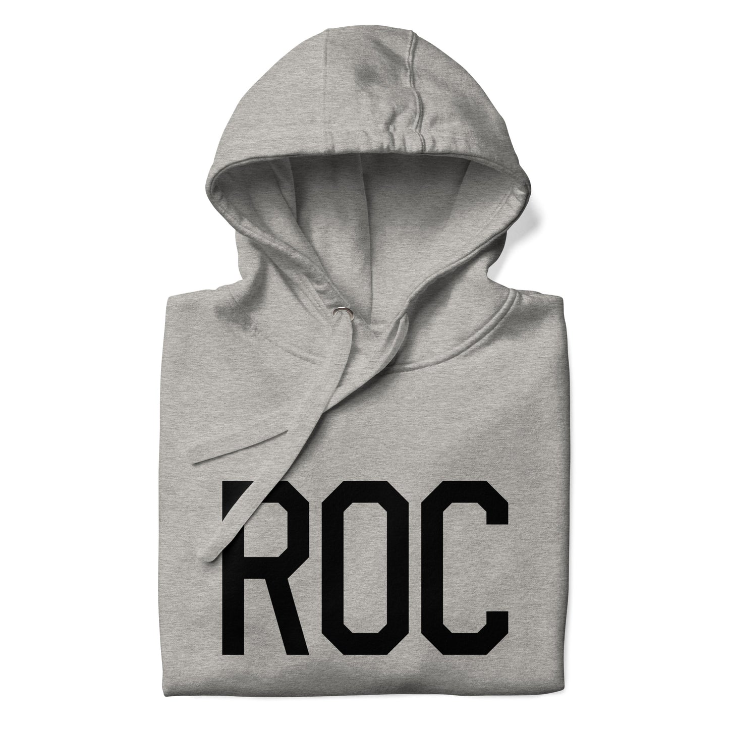Premium Hoodie - Black Graphic • ROC Rochester • YHM Designs - Image 03