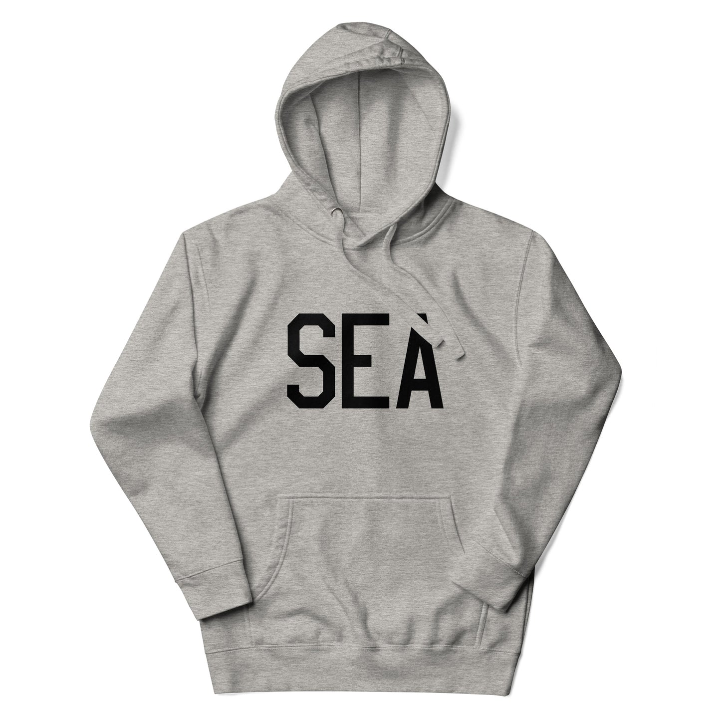 Premium Hoodie - Black Graphic • SEA Seattle • YHM Designs - Image 04