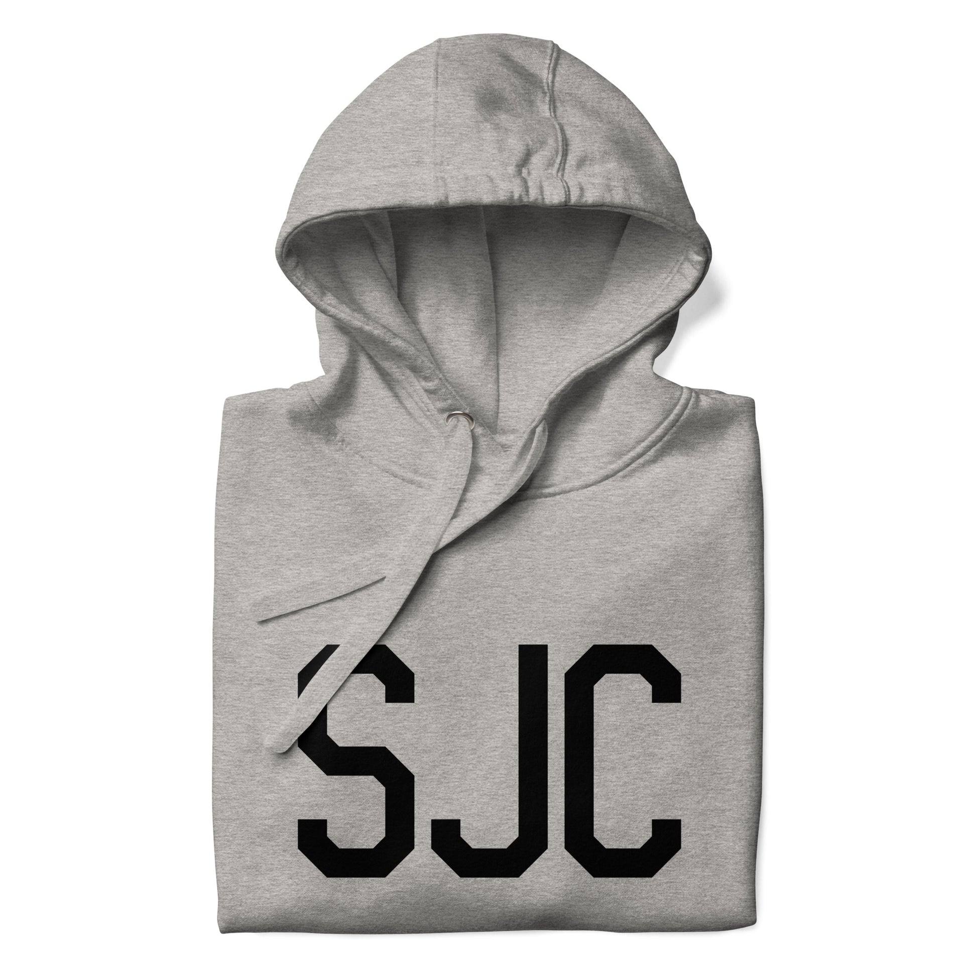 Premium Hoodie - Black Graphic • SJC San Jose • YHM Designs - Image 03