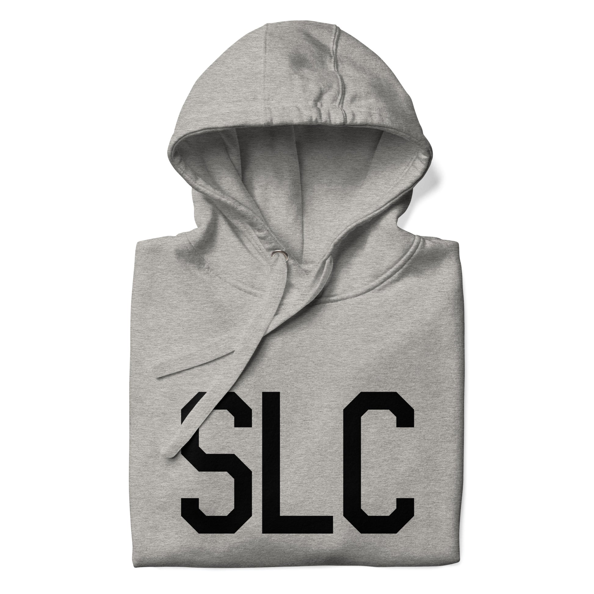 Premium Hoodie - Black Graphic • SLC Salt Lake City • YHM Designs - Image 03