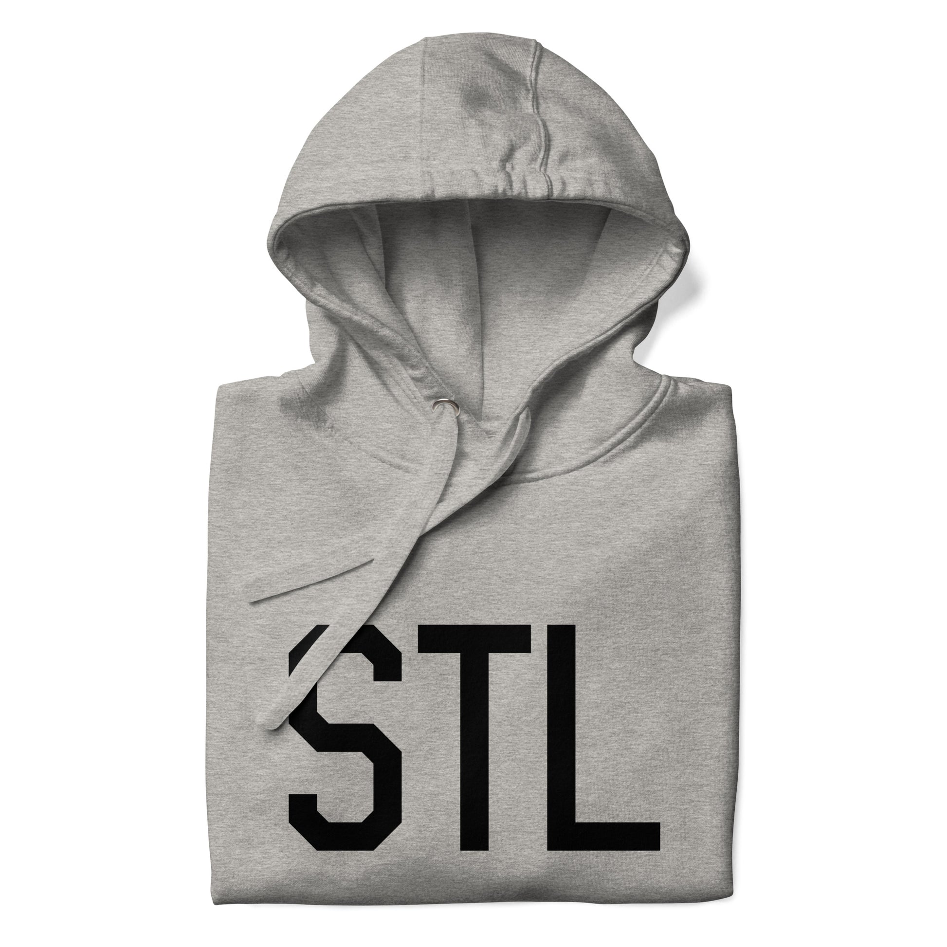 Premium Hoodie - Black Graphic • STL St. Louis • YHM Designs - Image 03