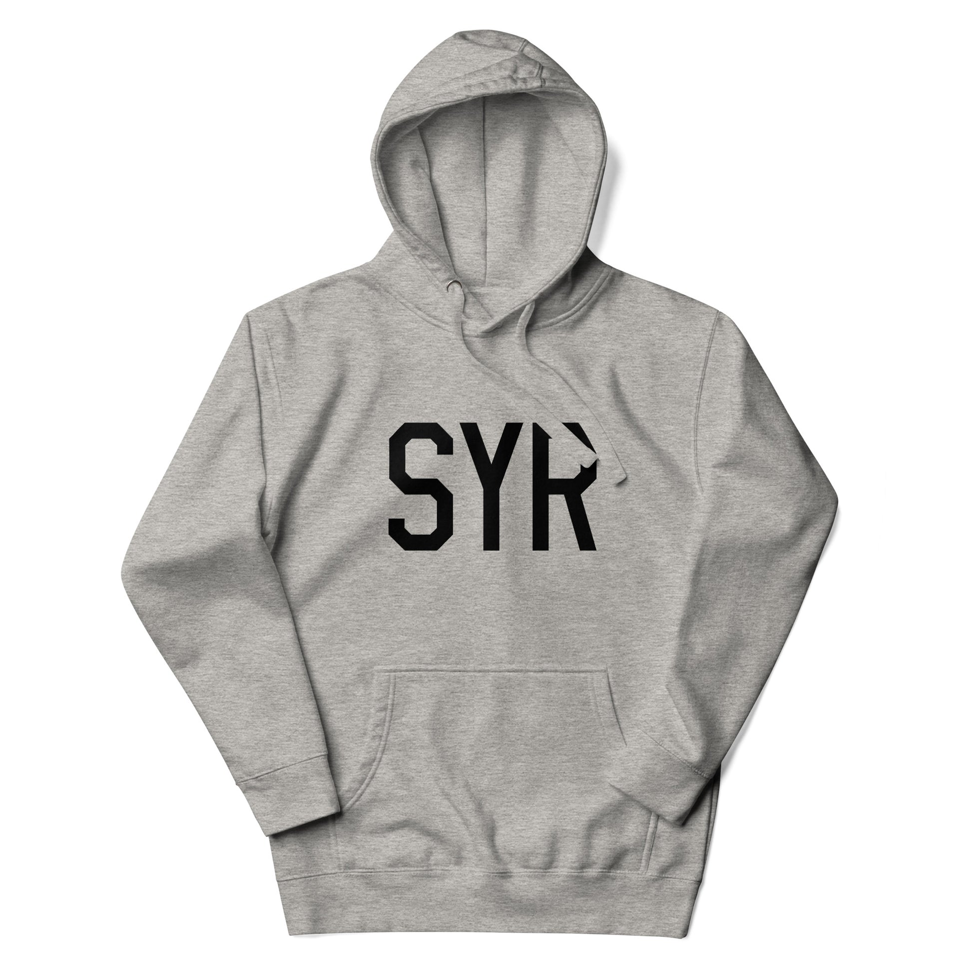 Premium Hoodie - Black Graphic • SYR Syracuse • YHM Designs - Image 04