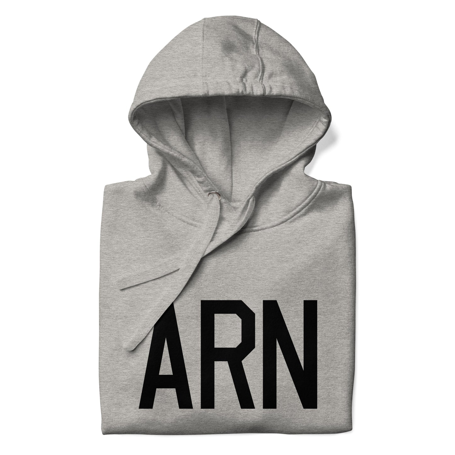Premium Hoodie - Black Graphic • ARN Stockholm • YHM Designs - Image 03
