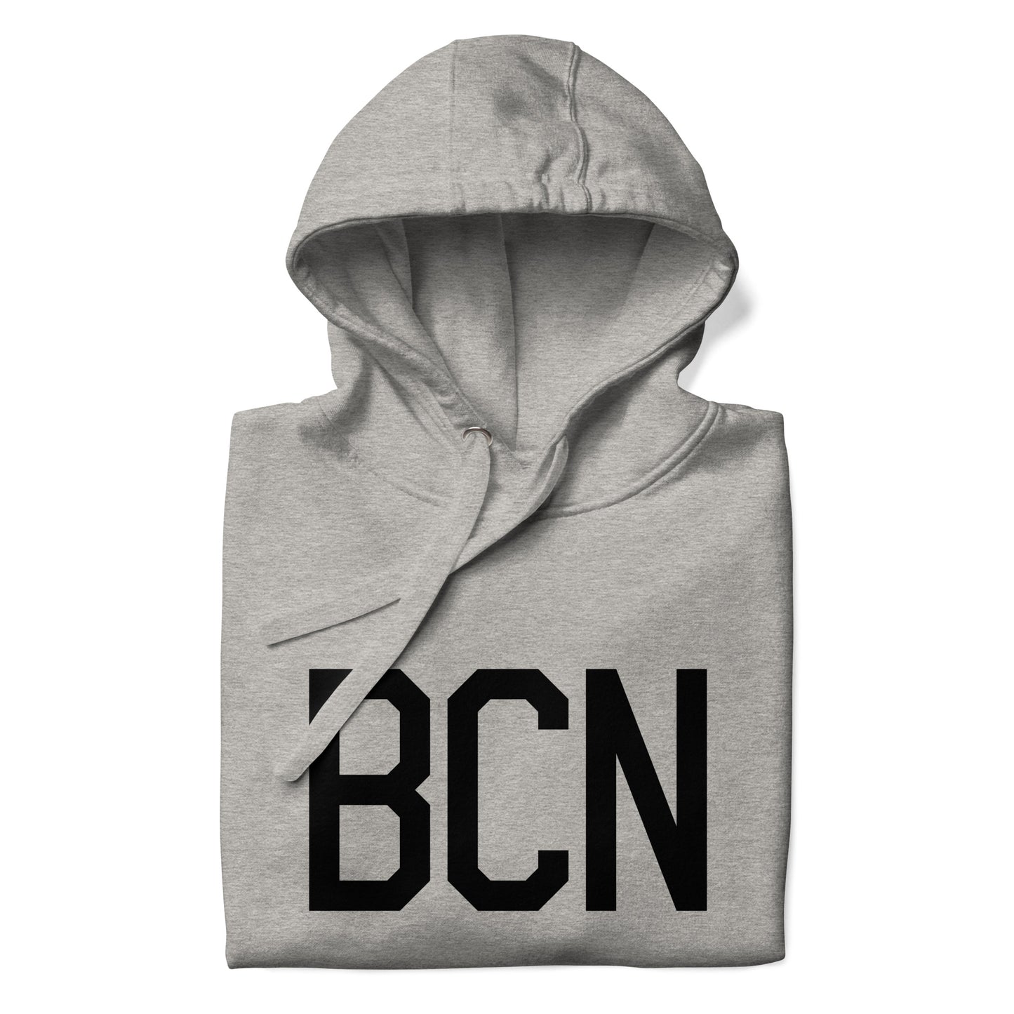 Premium Hoodie - Black Graphic • BCN Barcelona • YHM Designs - Image 03
