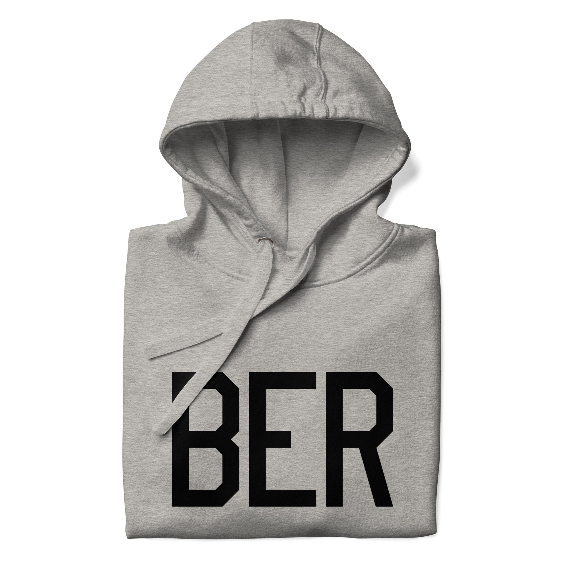 Premium Hoodie - Black Graphic • BER Berlin • YHM Designs - Image 03