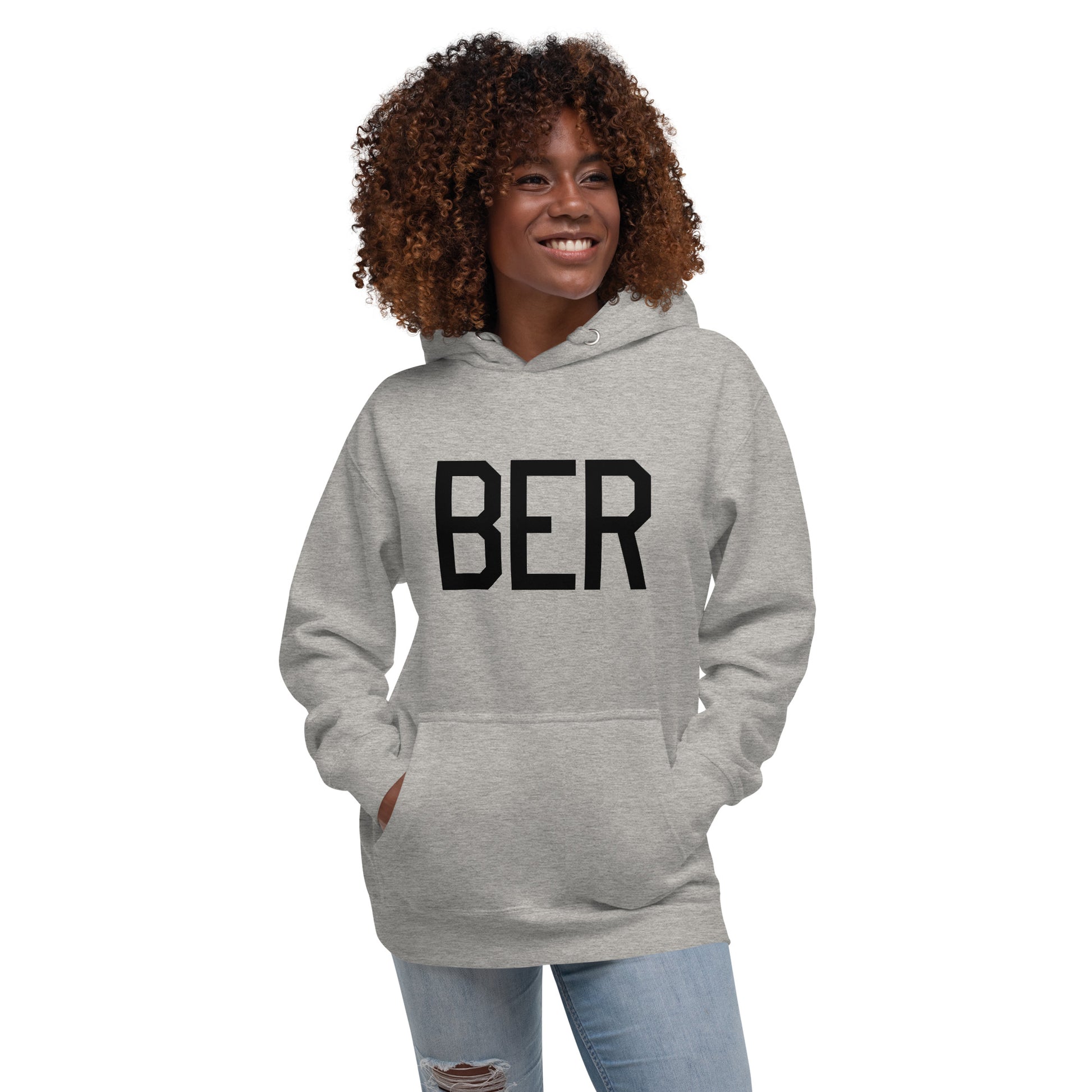 Premium Hoodie - Black Graphic • BER Berlin • YHM Designs - Image 05