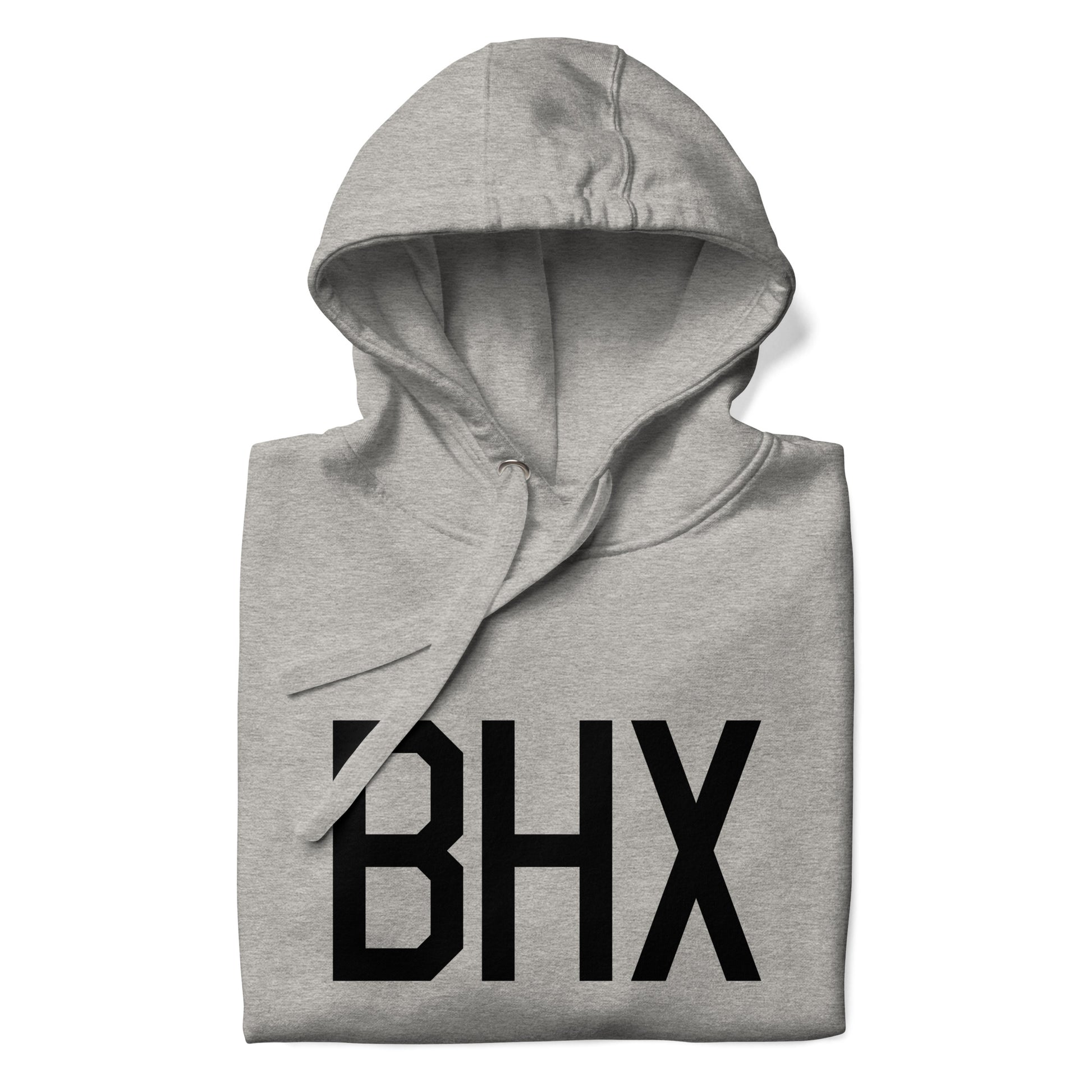 Premium Hoodie - Black Graphic • BHX Birmingham • YHM Designs - Image 03