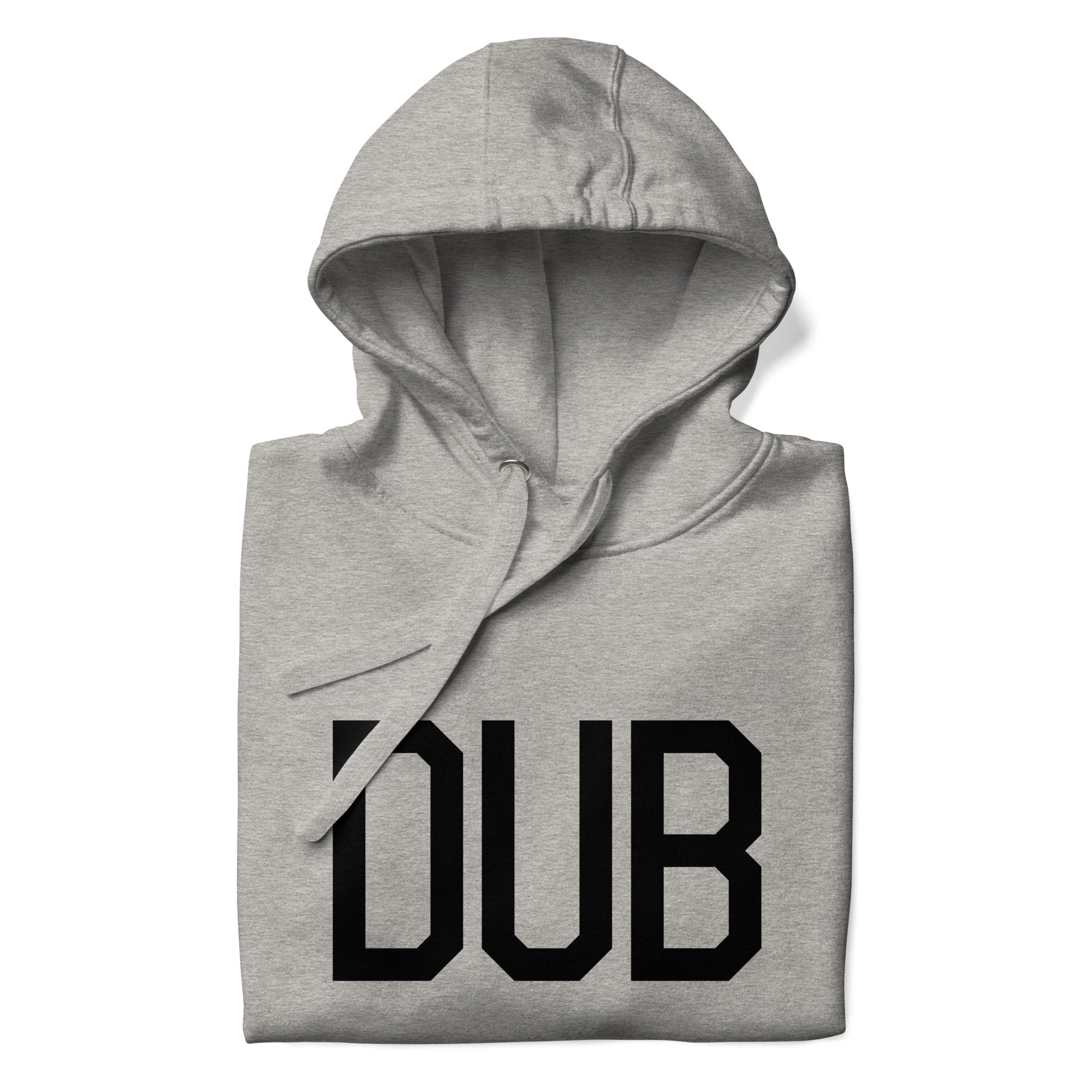 Premium Hoodie - Black Graphic • DUB Dublin • YHM Designs - Image 03