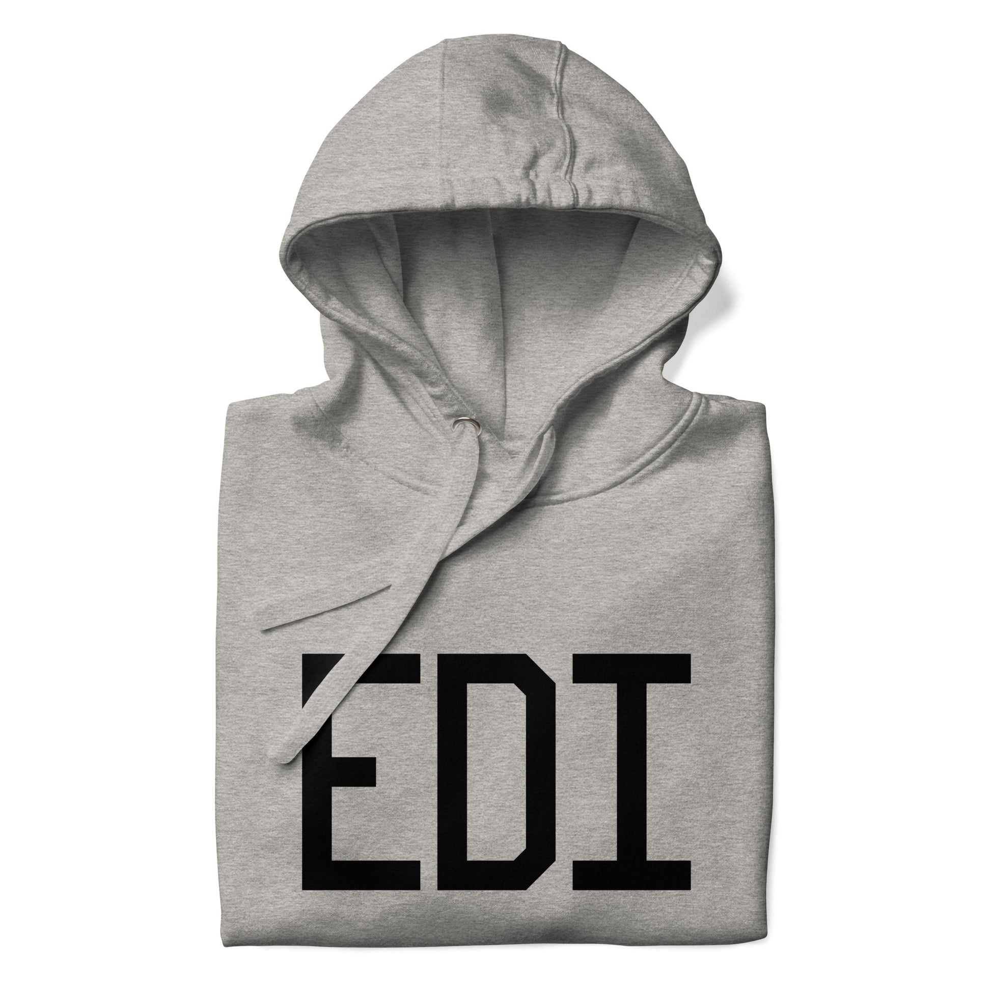 Premium Hoodie - Black Graphic • EDI Edinburgh • YHM Designs - Image 03