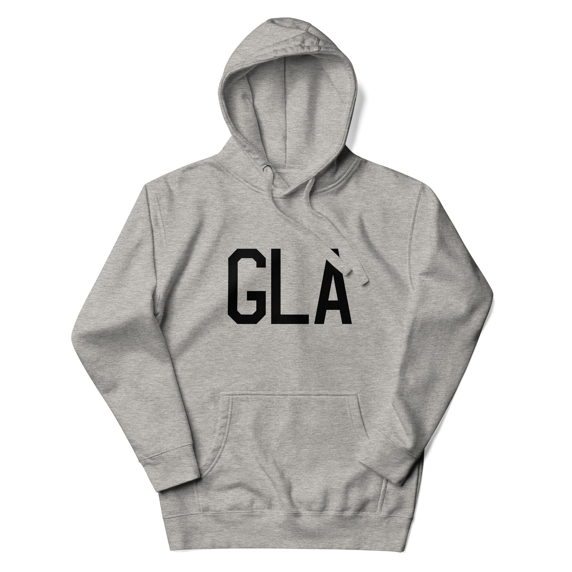 Premium Hoodie - Black Graphic • GLA Glasgow • YHM Designs - Image 04