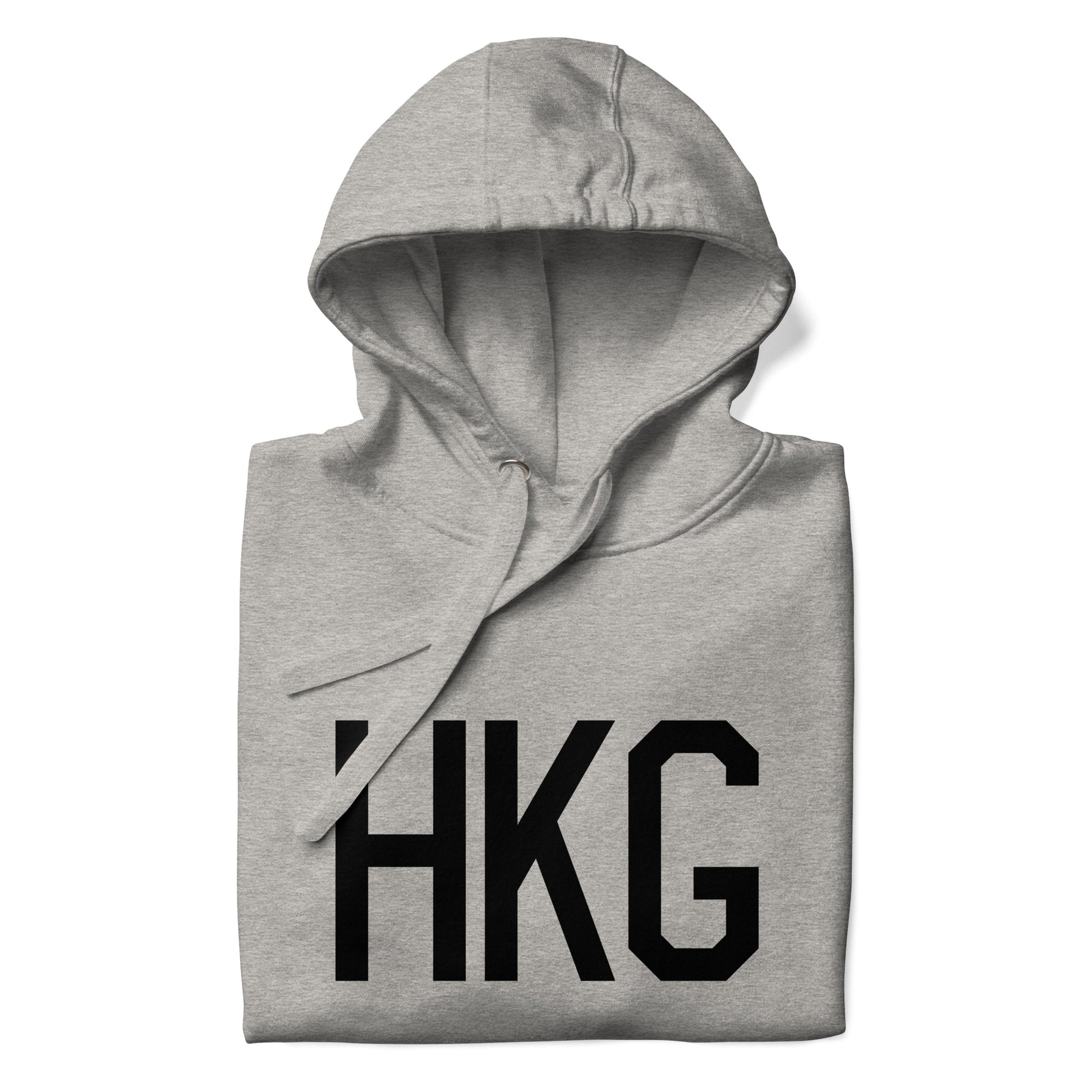 Premium Hoodie - Black Graphic • HKG Hong Kong • YHM Designs - Image 03