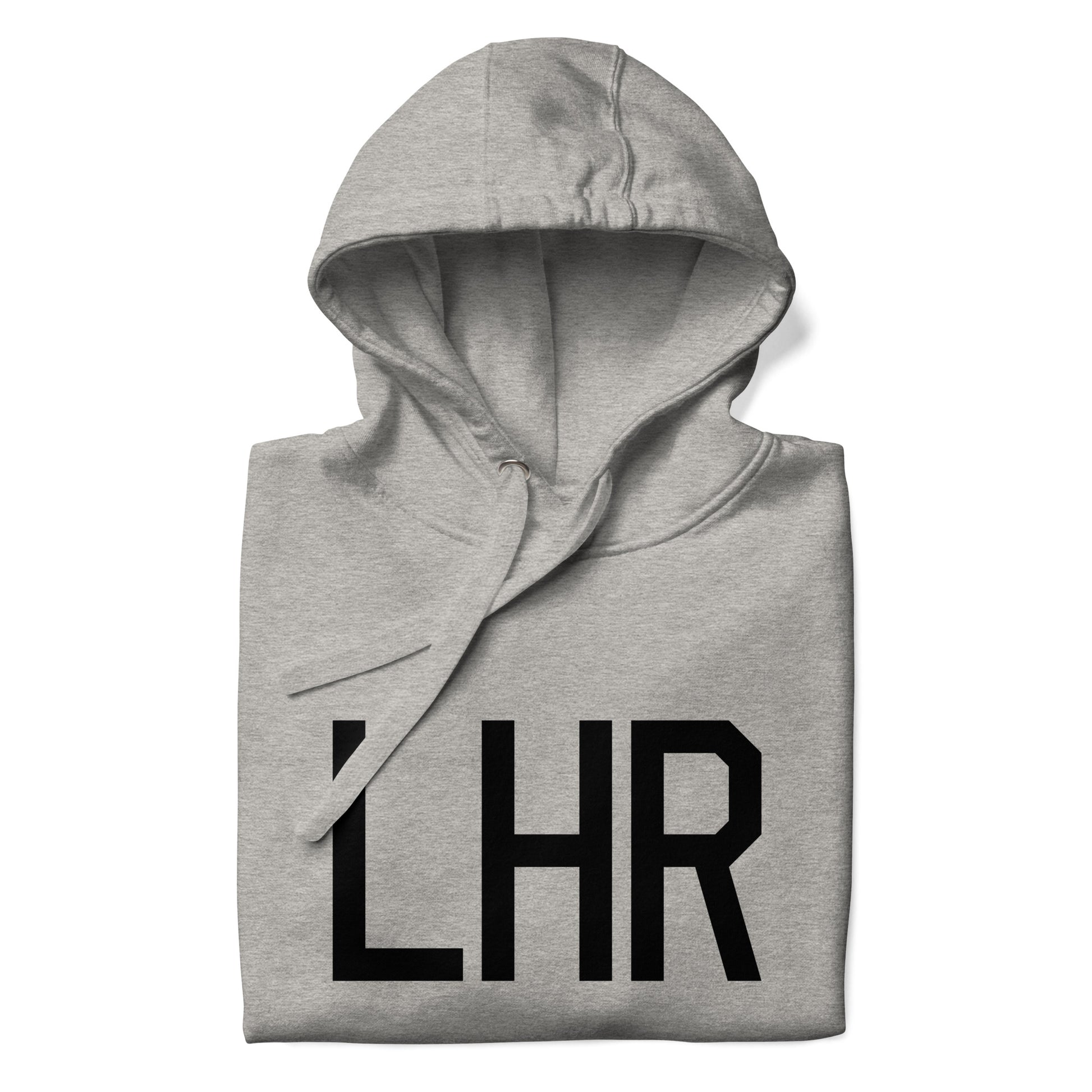 Premium Hoodie - Black Graphic • LHR London • YHM Designs - Image 03