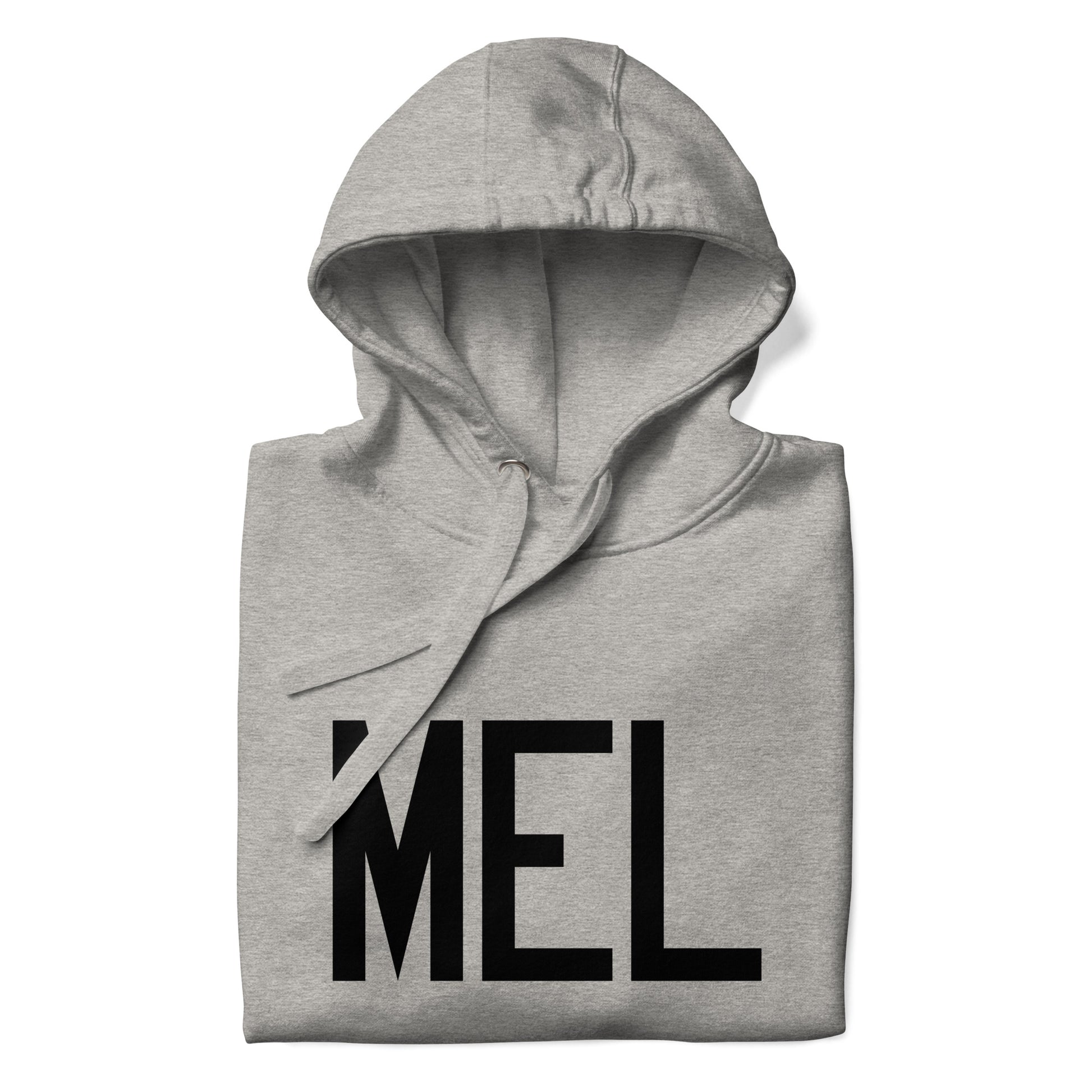 Premium Hoodie - Black Graphic • MEL Melbourne • YHM Designs - Image 03