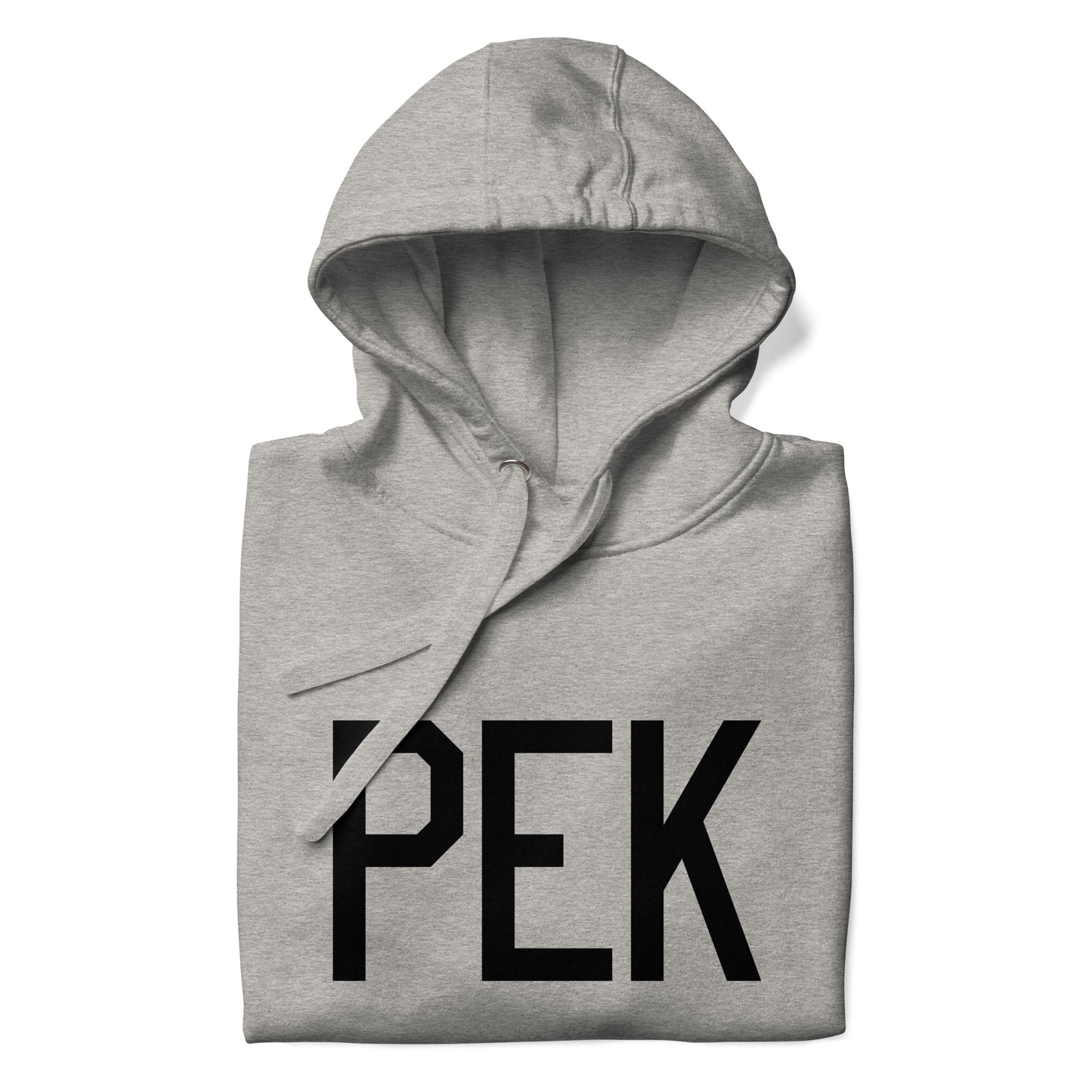 Premium Hoodie - Black Graphic • PEK Beijing • YHM Designs - Image 03