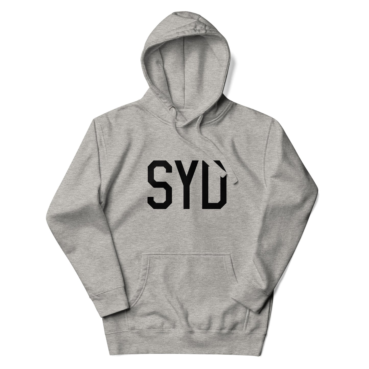 Premium Hoodie - Black Graphic • SYD Sydney • YHM Designs - Image 04