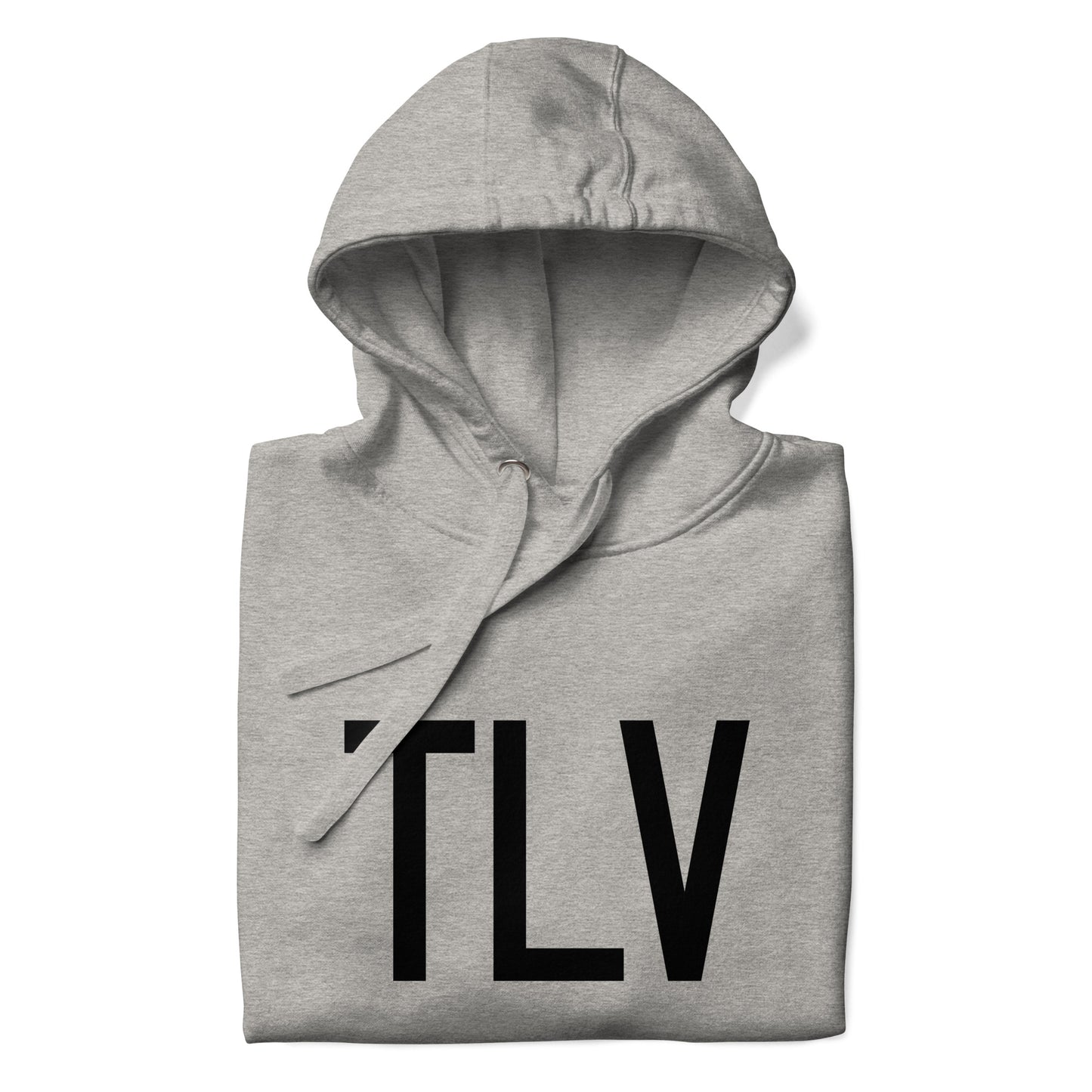 Premium Hoodie - Black Graphic • TLV Tel Aviv • YHM Designs - Image 03