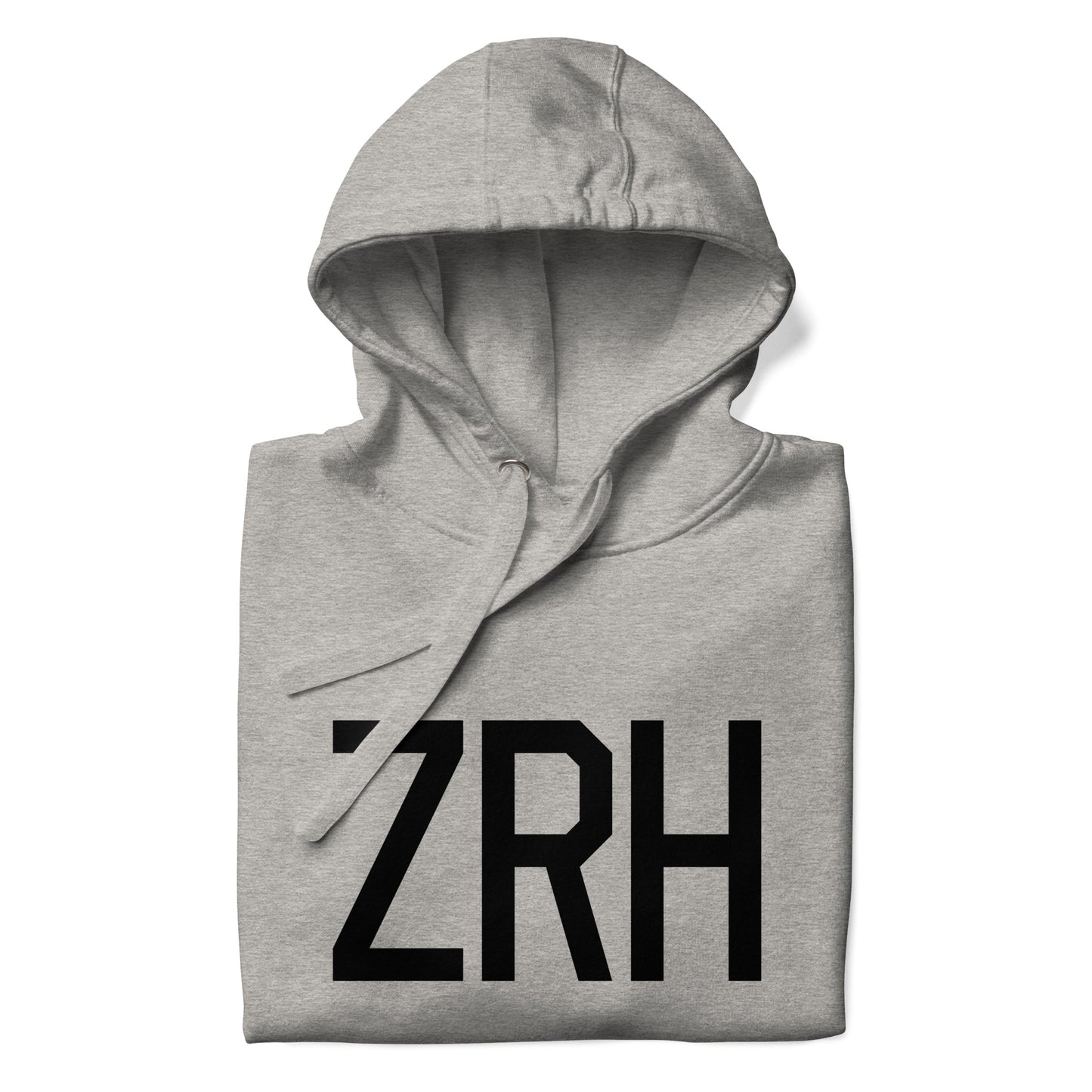 Premium Hoodie - Black Graphic • ZRH Zurich • YHM Designs - Image 03