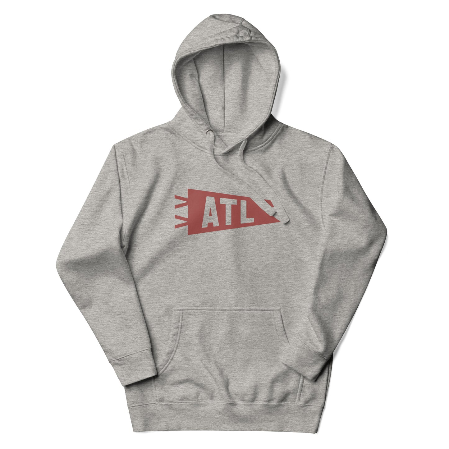 Airport Code Premium Hoodie - Terracotta Graphic • ATL Atlanta • YHM Designs - Image 11