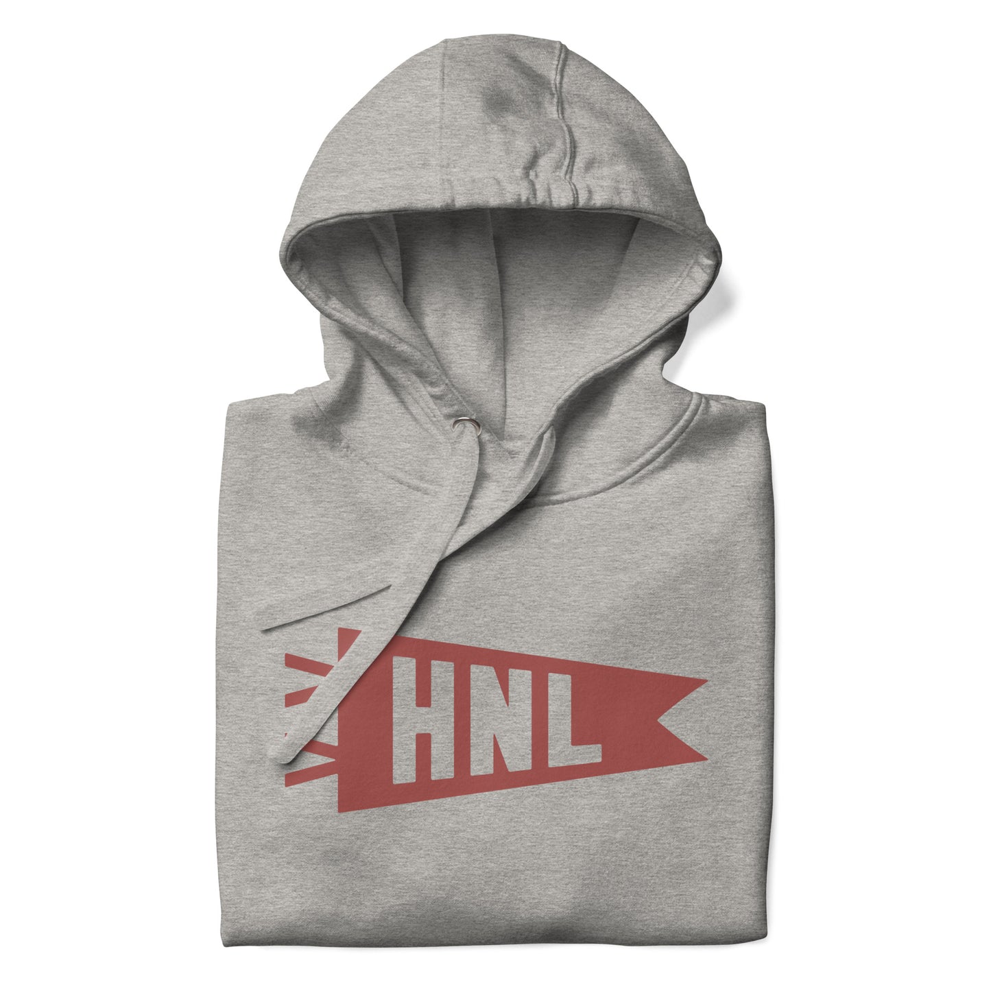 Airport Code Premium Hoodie - Terracotta Graphic • HNL Honolulu • YHM Designs - Image 08