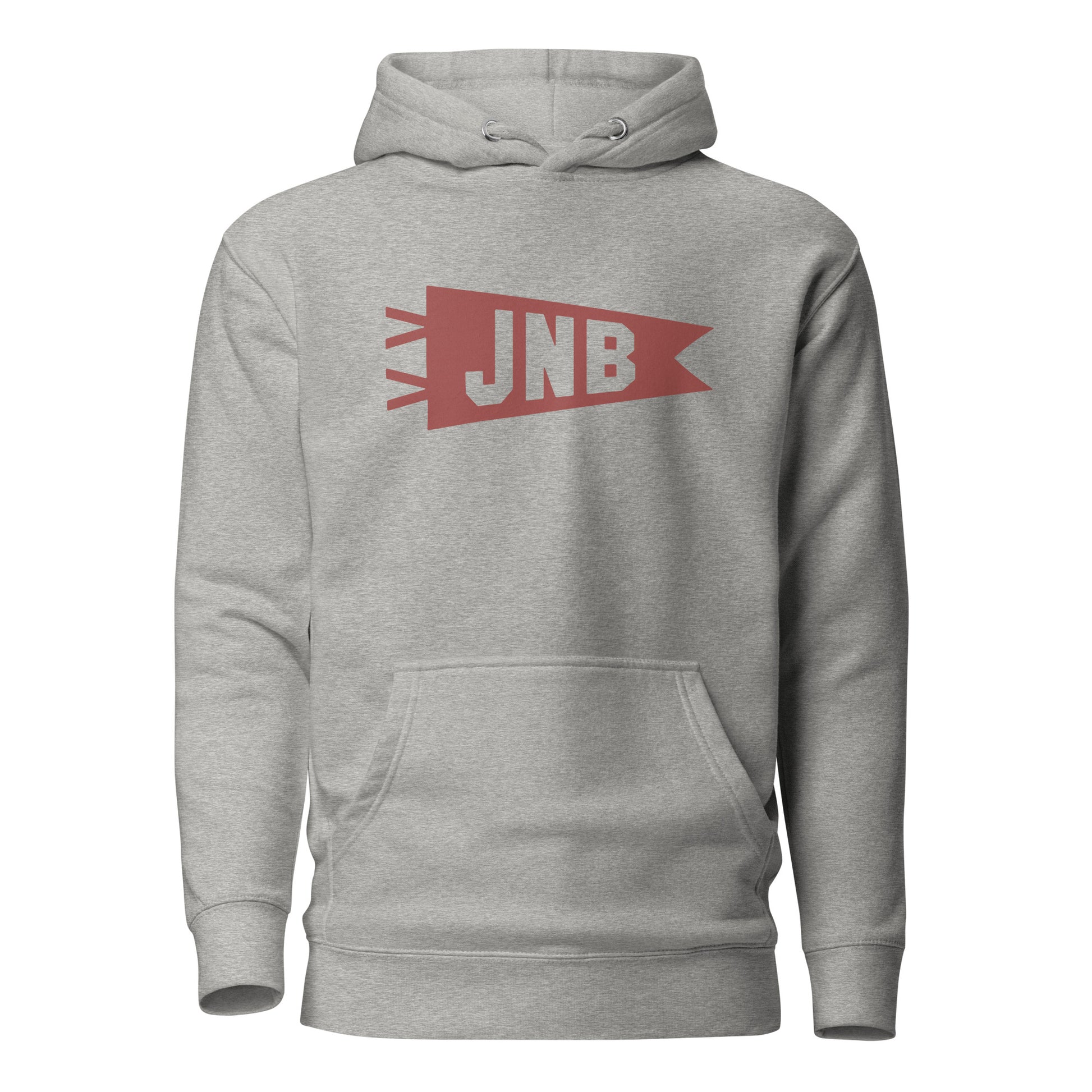 Airport Code Premium Hoodie - Terracotta Graphic • JNB Johannesburg • YHM Designs - Image 07