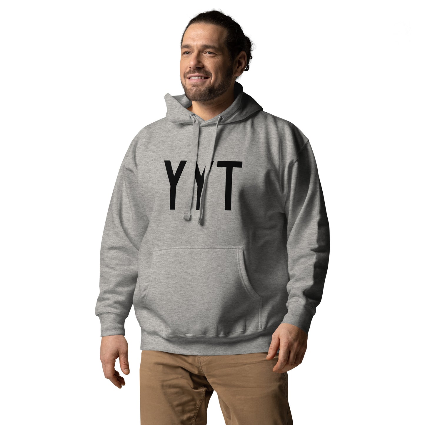 Premium Hoodie - Black Graphic • YYT St. John's • YHM Designs - Image 03