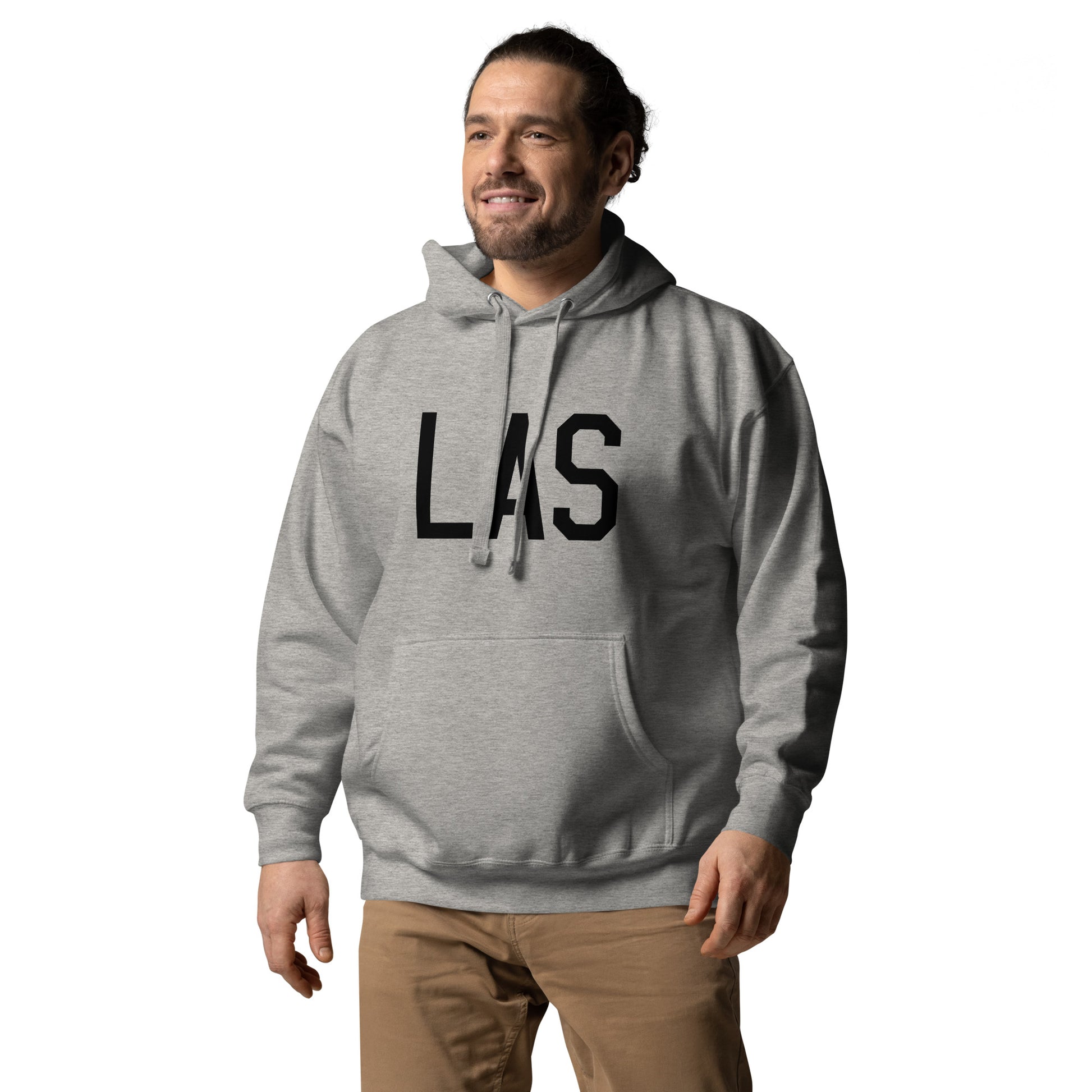 Premium Hoodie - Black Graphic • LAS Las Vegas • YHM Designs - Image 08