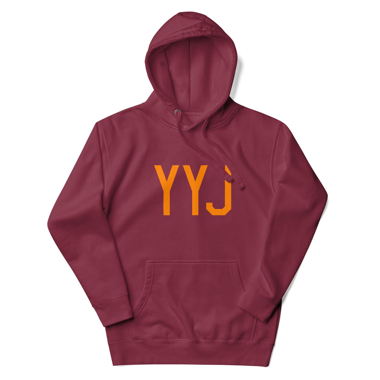 Premium Hoodie - Orange Graphic • YYJ Victoria • YHM Designs - Image 05