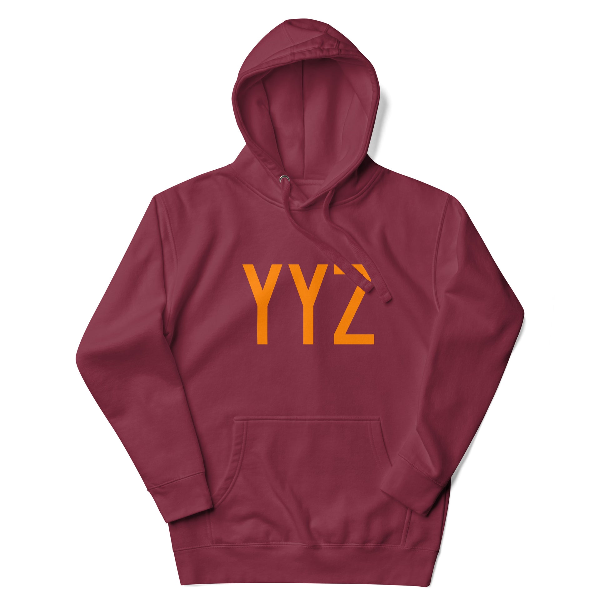 Premium Hoodie - Orange Graphic • YYZ Toronto • YHM Designs - Image 05