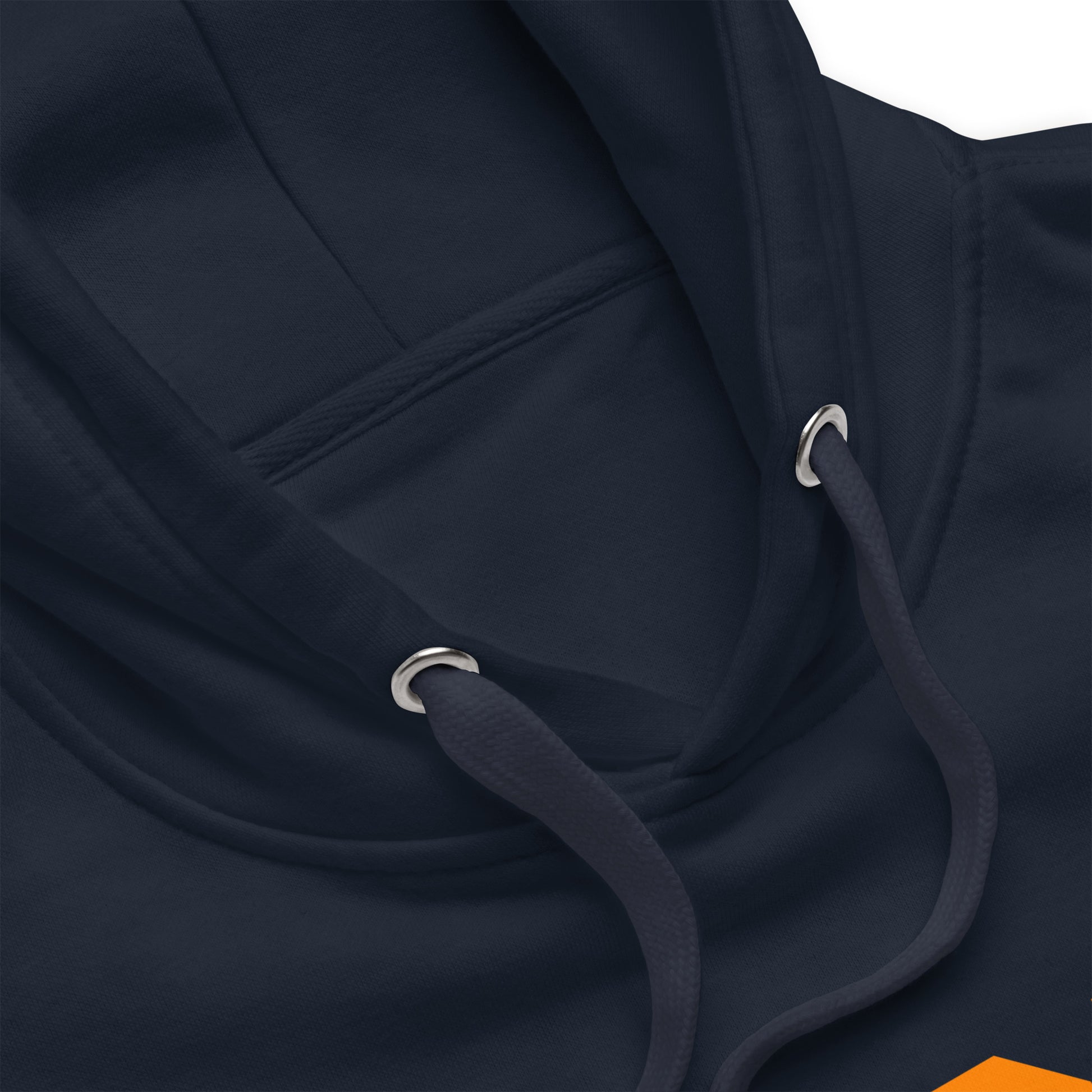 Premium Hoodie - Orange Graphic • YQR Regina • YHM Designs - Image 07