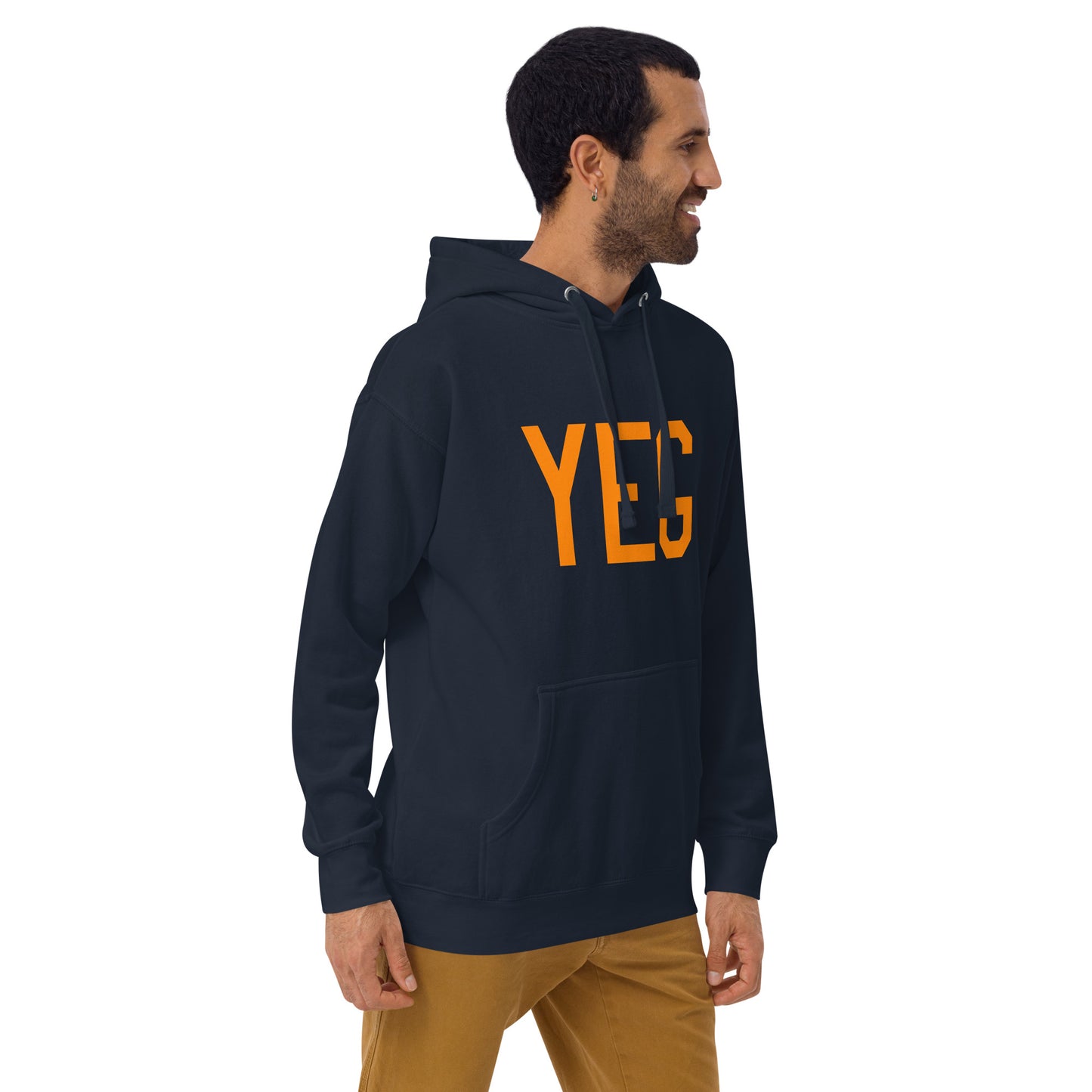 Premium Hoodie - Orange Graphic • YEG Edmonton • YHM Designs - Image 10