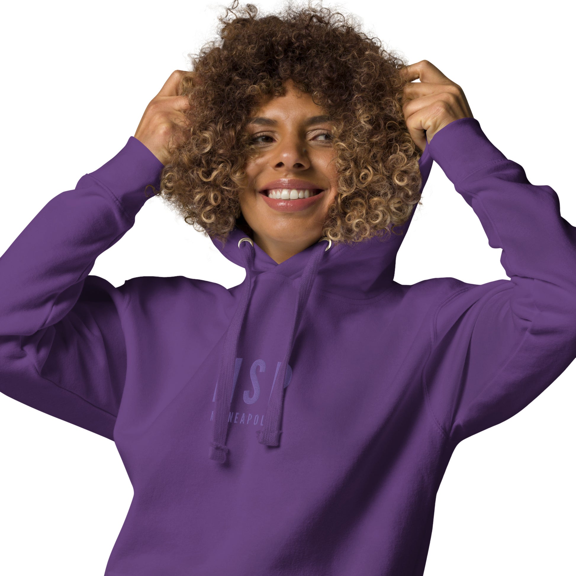 Embroidered Premium Hoodie - Monochrome • MSP Minneapolis • YHM Designs - Image 05