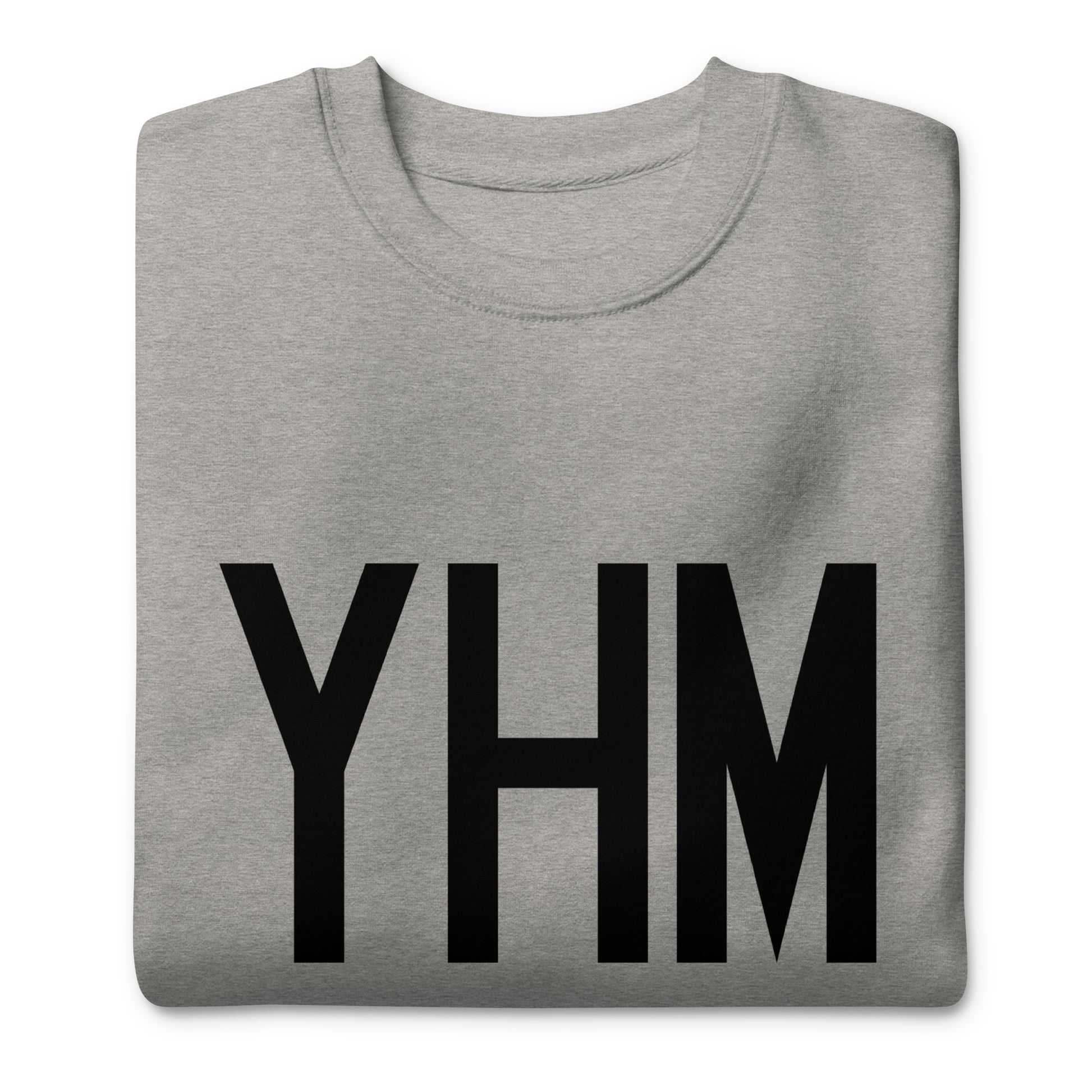 Airport Code Premium Sweatshirt • YHM Hamilton • YHM Designs - Image 04
