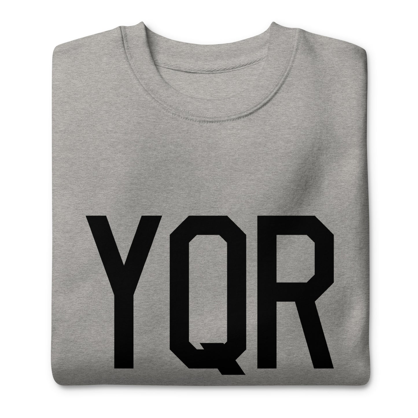 Aviation-Theme Premium Sweatshirt - Black • YQR Regina • YHM Designs - Image 04
