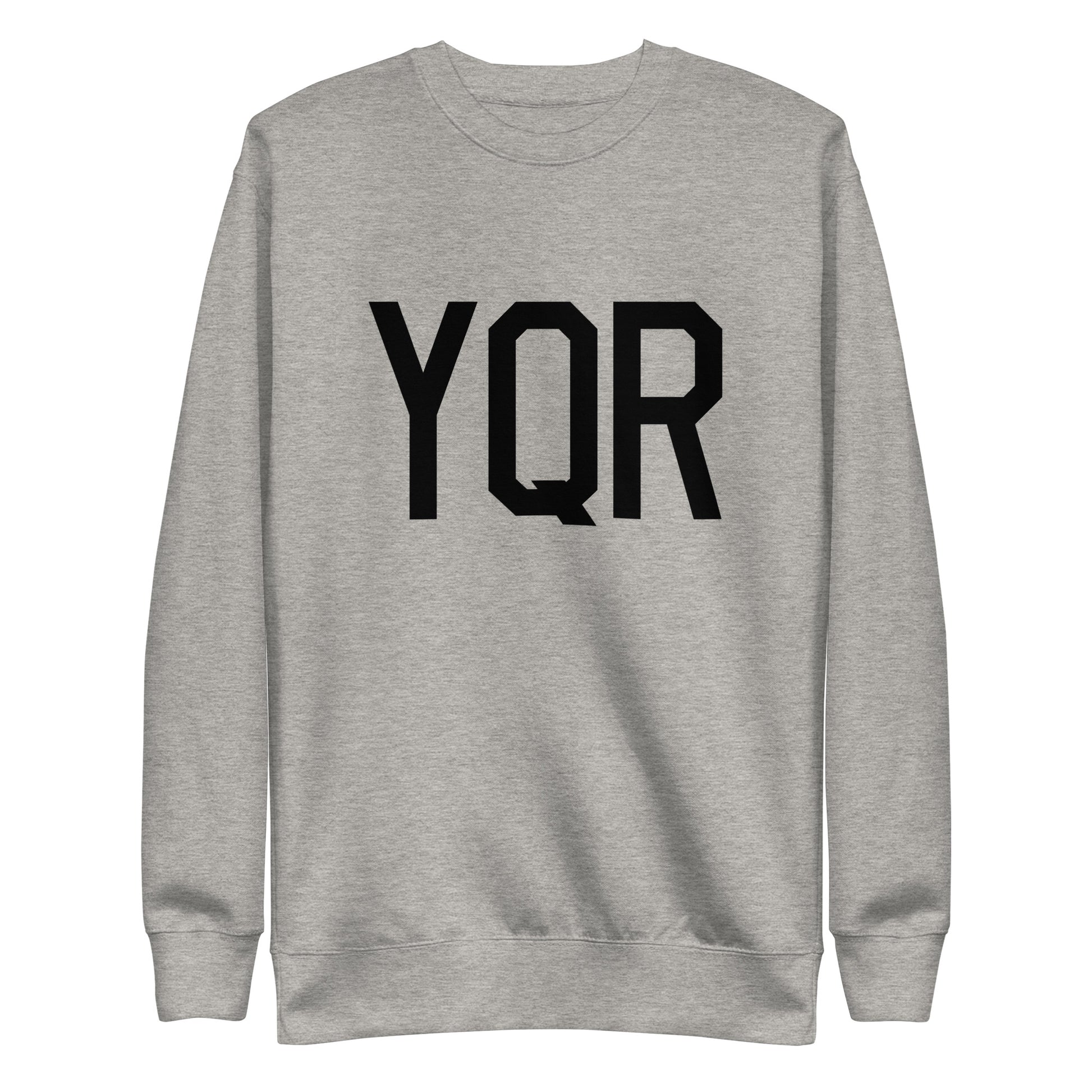 Aviation-Theme Premium Sweatshirt - Black • YQR Regina • YHM Designs - Image 06