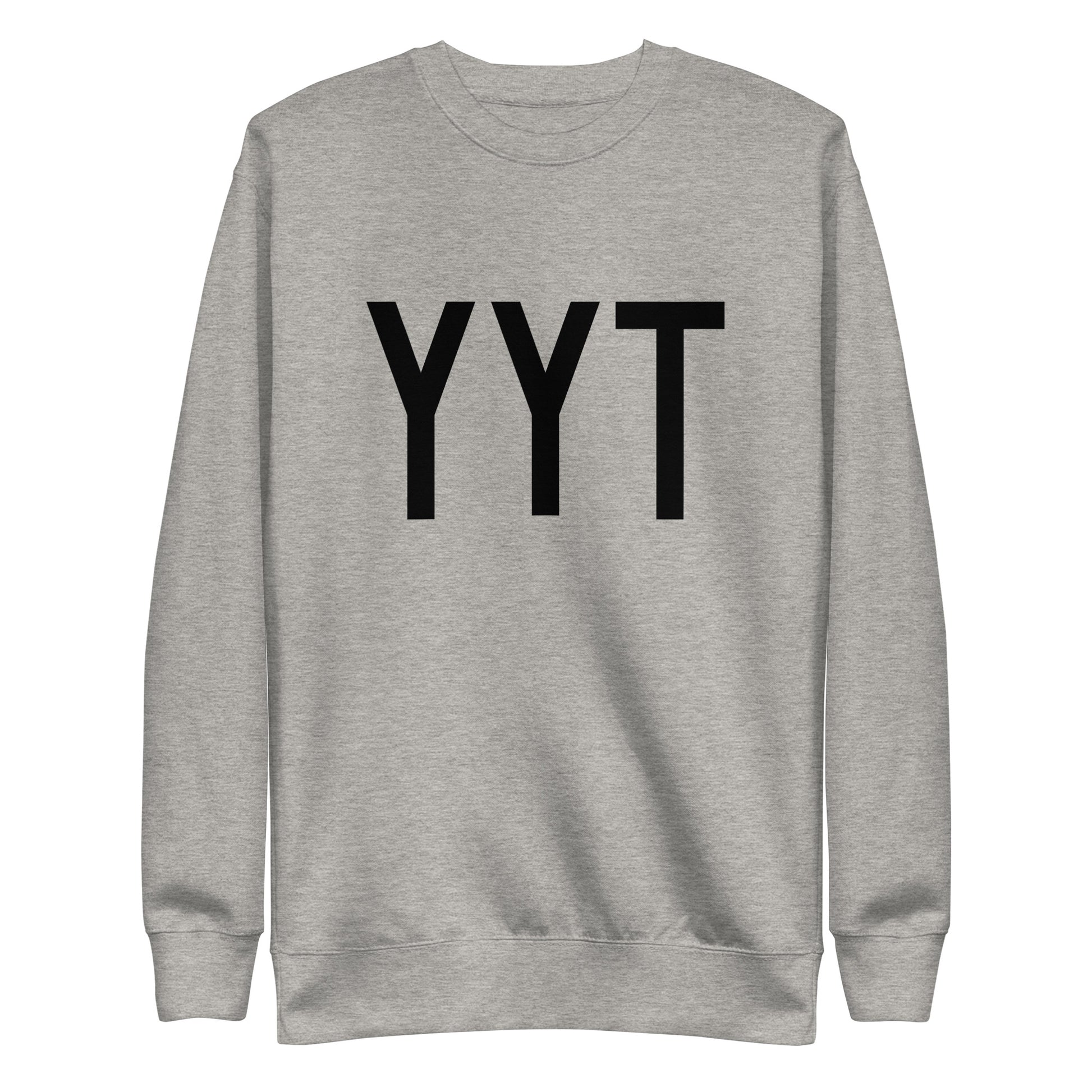 Aviation-Theme Premium Sweatshirt - Black • YYT St. John's • YHM Designs - Image 06