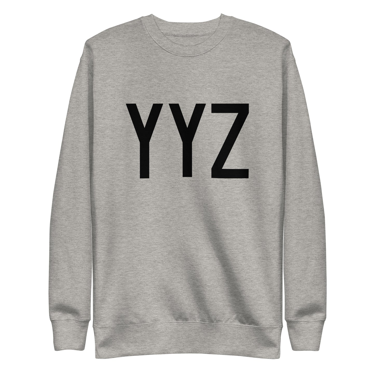 Aviation-Theme Premium Sweatshirt - Black • YYZ Toronto • YHM Designs - Image 06