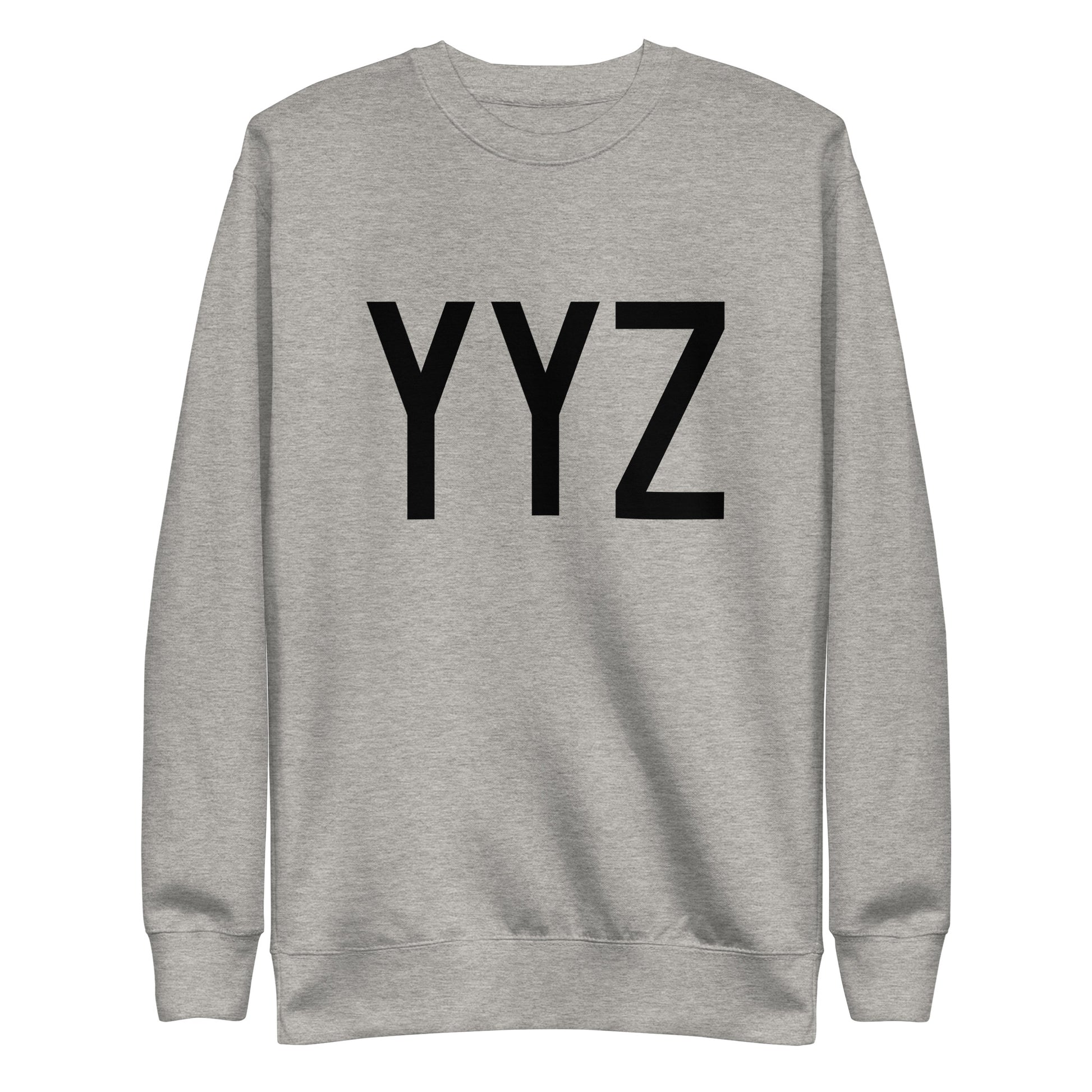 Airport Code Premium Sweatshirt • YYZ Toronto • YHM Designs - Image 06
