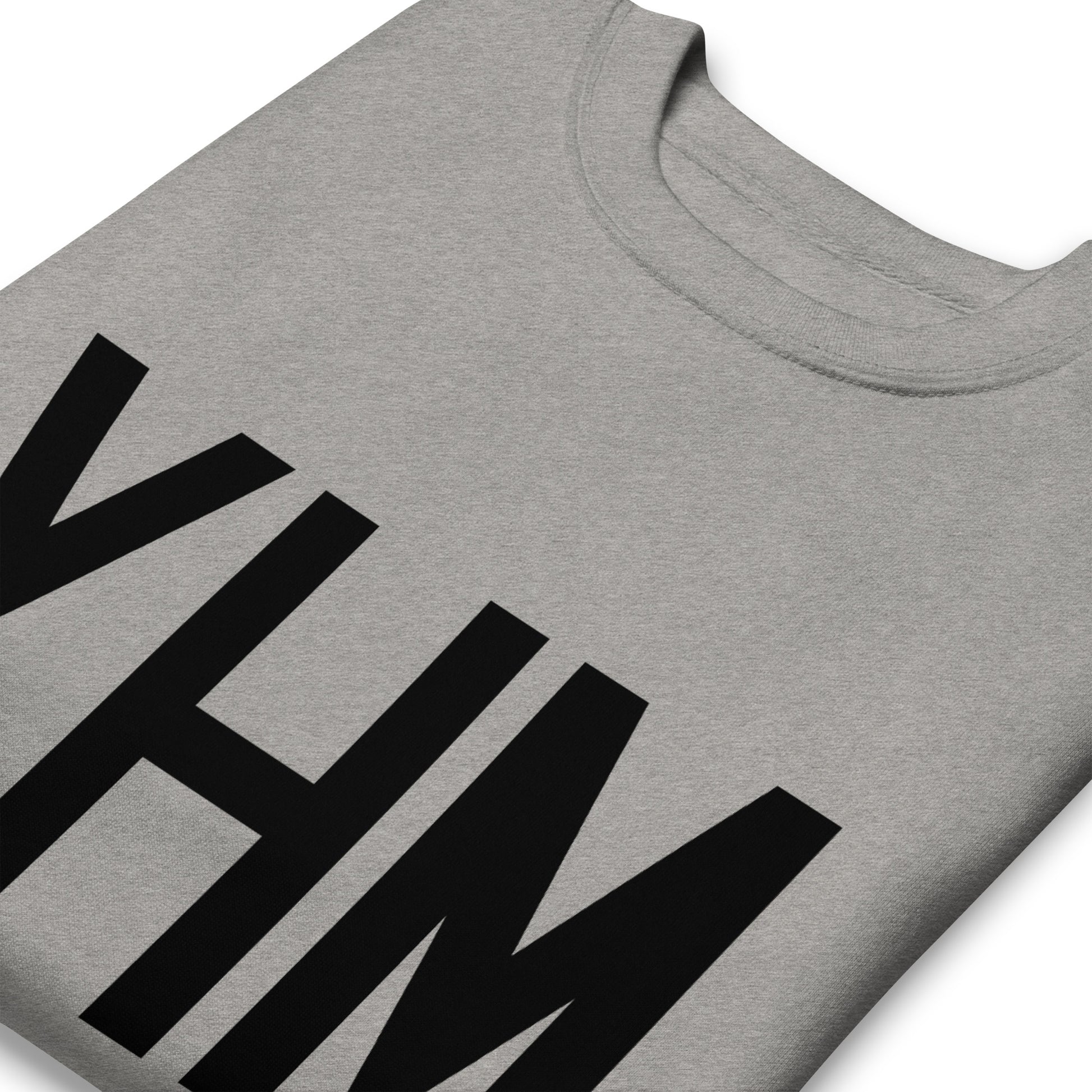 Airport Code Premium Sweatshirt • YHM Hamilton • YHM Designs - Image 03