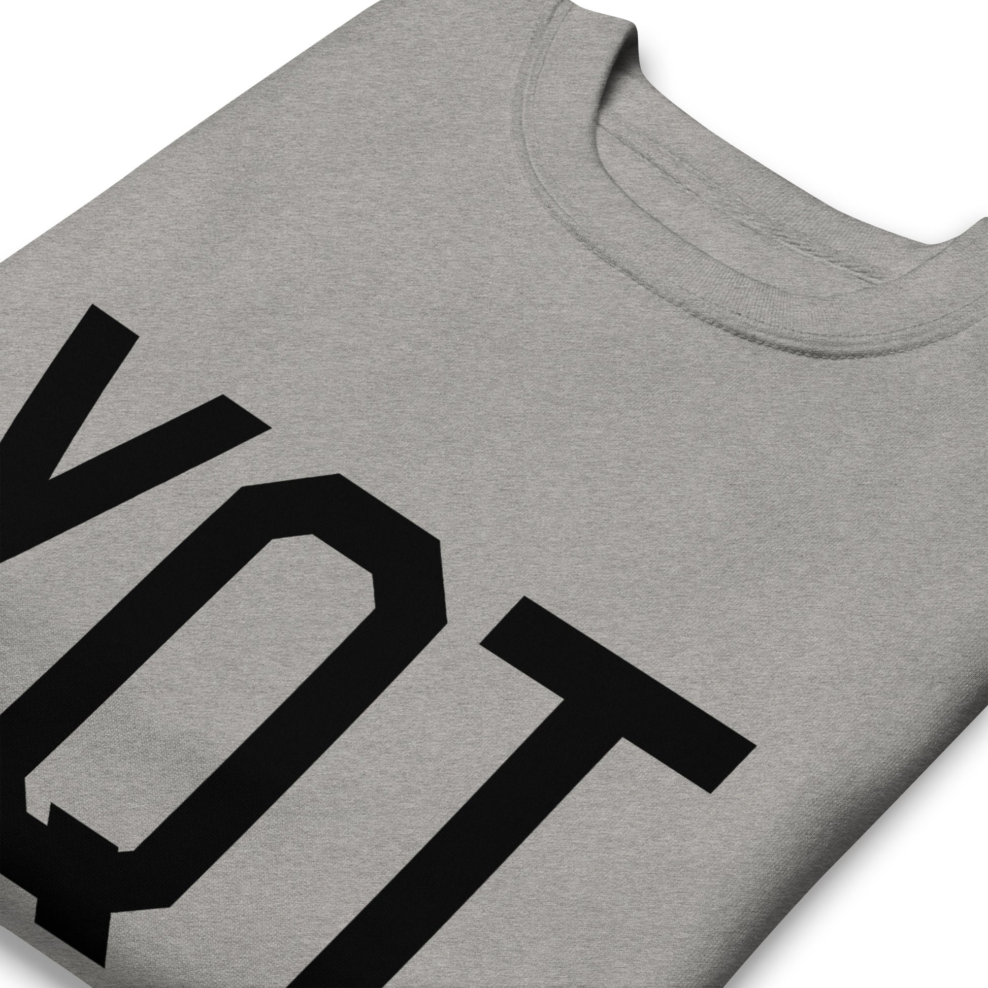 Aviation-Theme Premium Sweatshirt - Black • YQT Thunder Bay • YHM Designs - Image 03