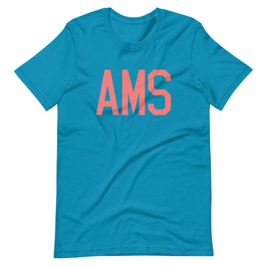 Aviation Enthusiast Unisex Tee - Pink Graphic • AMS Amsterdam • YHM Designs - Image 02