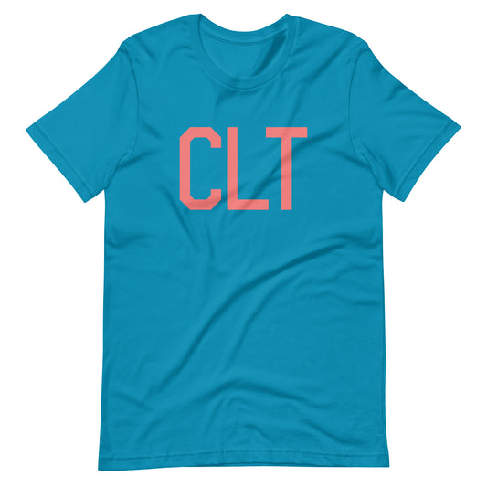 Aviation Enthusiast Unisex Tee - Pink Graphic • CLT Charlotte • YHM Designs - Image 02