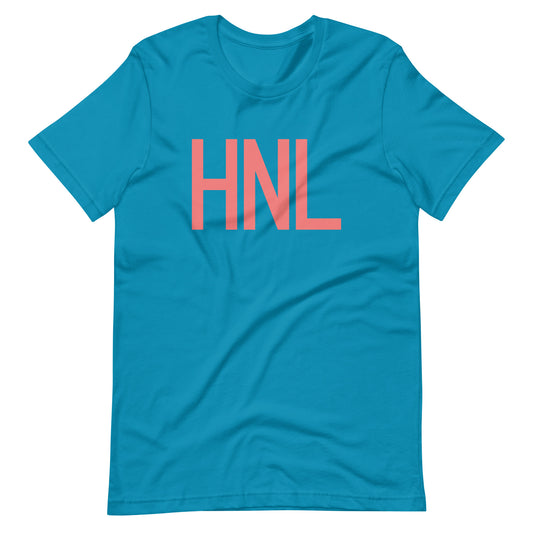 Aviation Enthusiast Unisex Tee - Pink Graphic • HNL Honolulu • YHM Designs - Image 02