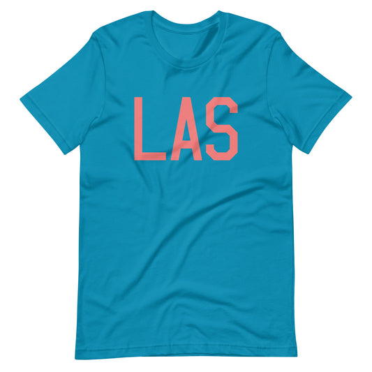 Aviation Enthusiast Unisex Tee - Pink Graphic • LAS Las Vegas • YHM Designs - Image 02