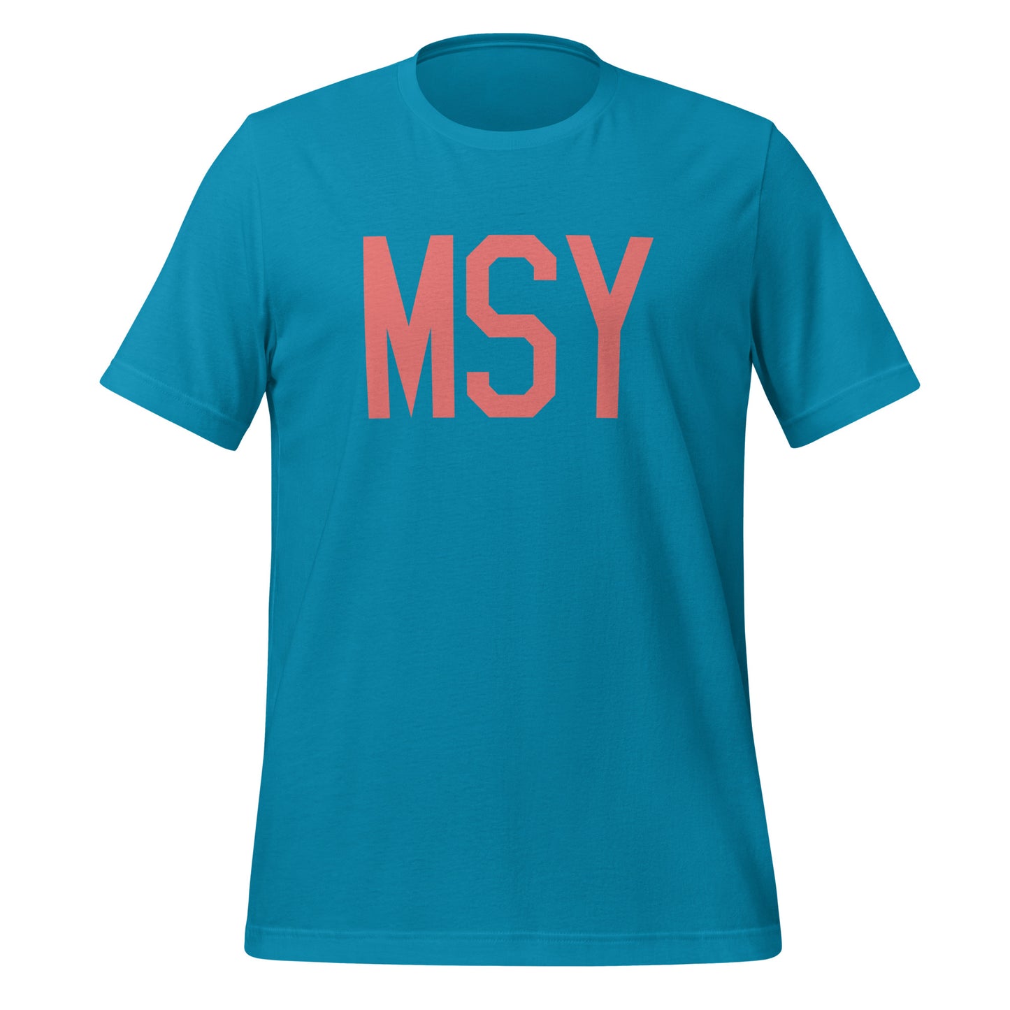 Aviation Enthusiast Unisex Tee - Pink Graphic • MSY New Orleans • YHM Designs - Image 06